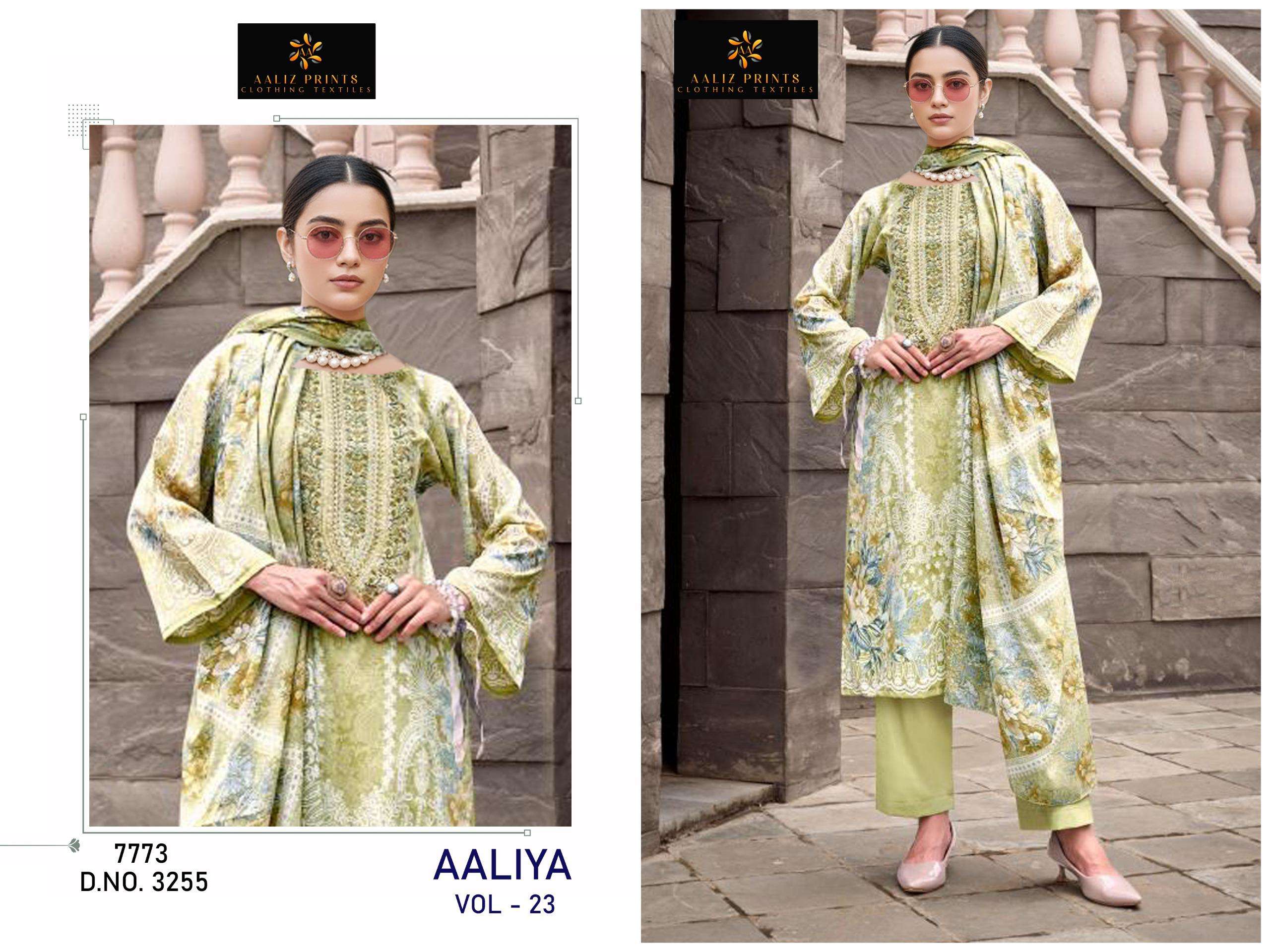 AALIZ PRINTS AALIYA VOL 25 COTTON DIGITAL STYLE PRINT WITH WORK SUIT