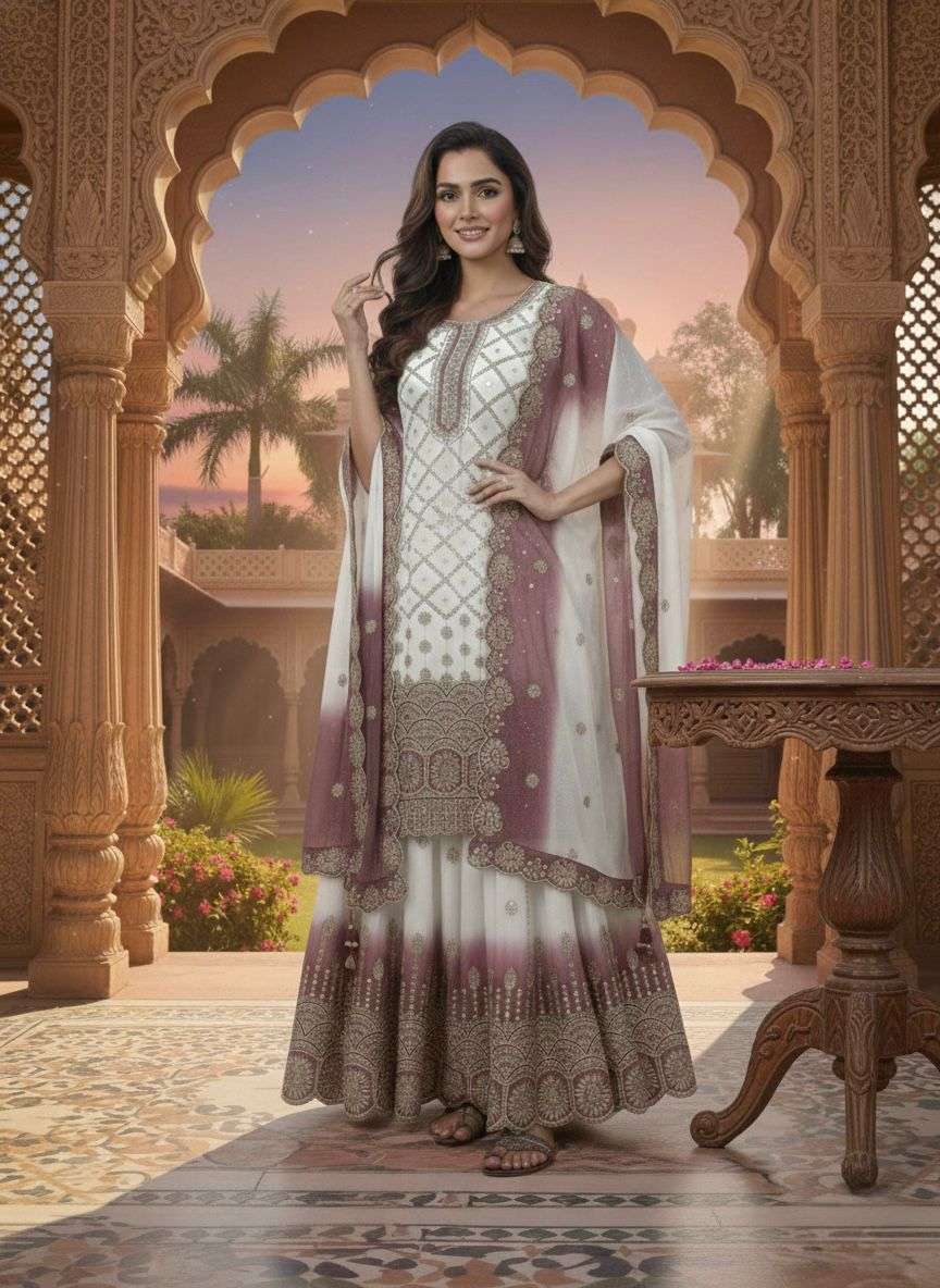 AD 223 GEORGETTE HEAVY DESIGNER PARTY WEAR LADIES SUIT