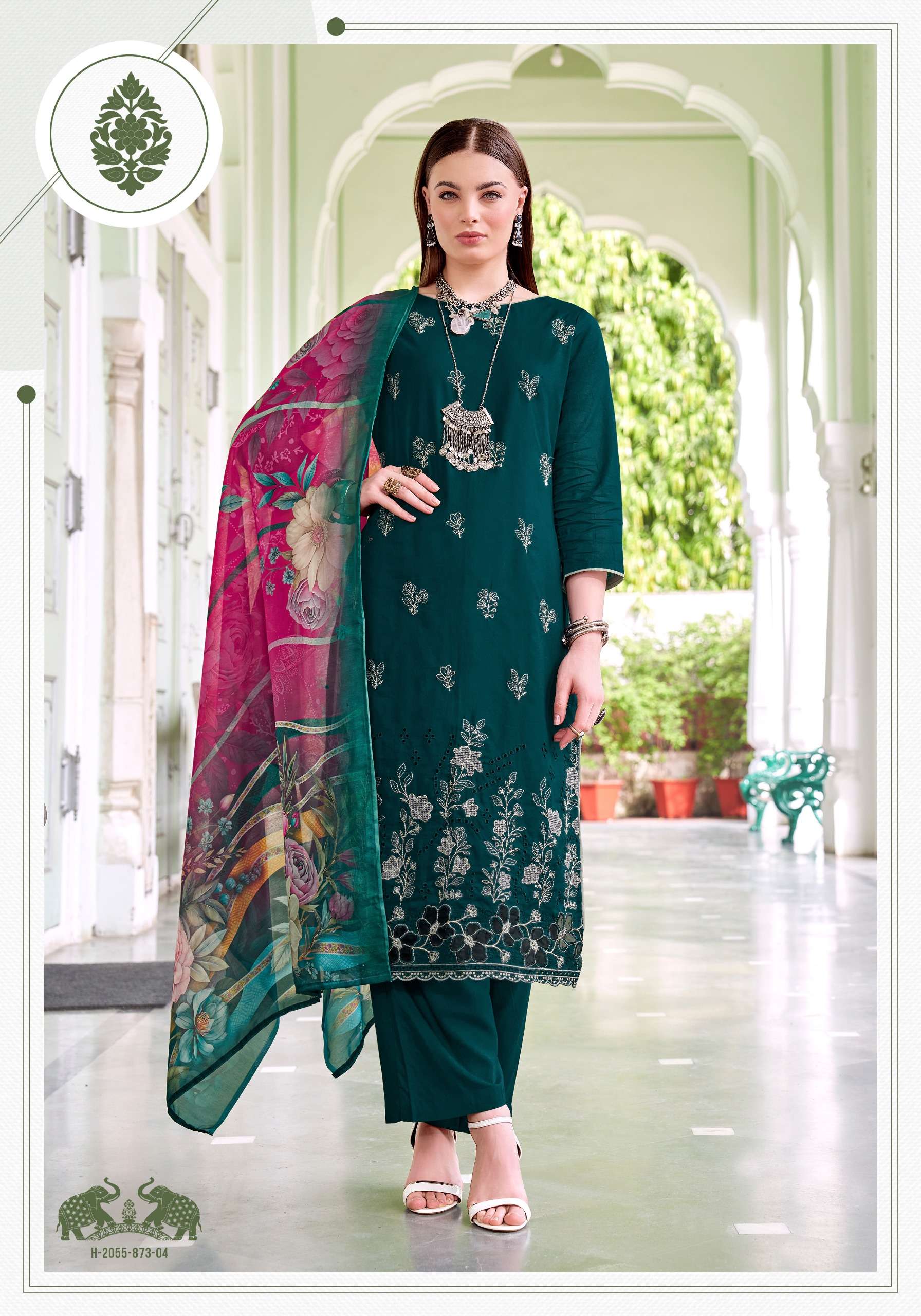 ALOK SUITS SIYAAB COTTON FANCY EMBROIDERY WORK SUITS 