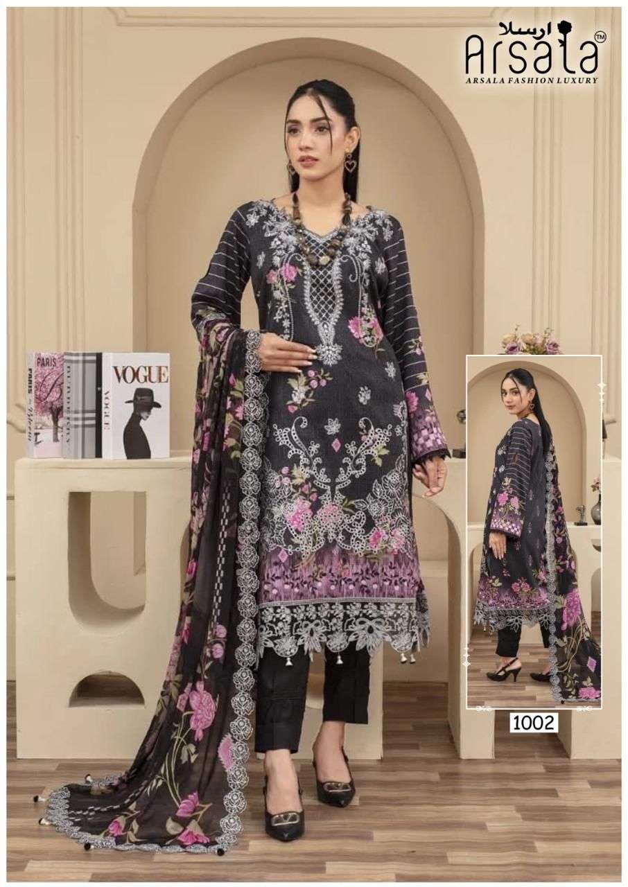 ARSALA FASHION AMIRA HEAVY COTTON LUXURY COLLECTION VOL 10 LAWN COTTON SUIT