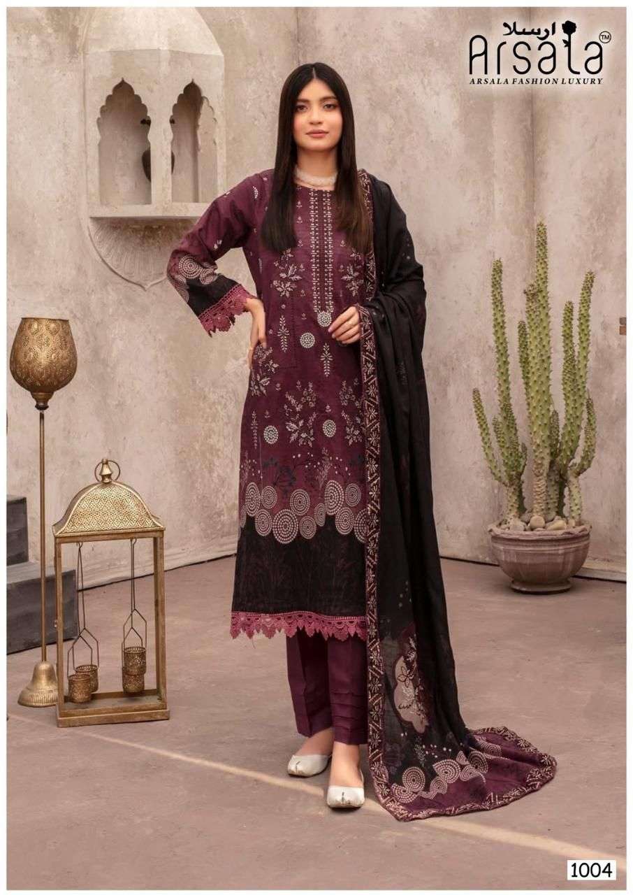 ARSALA FASHION AMIRA HEAVY COTTON LUXURY COLLECTION VOL 10 LAWN COTTON SUIT