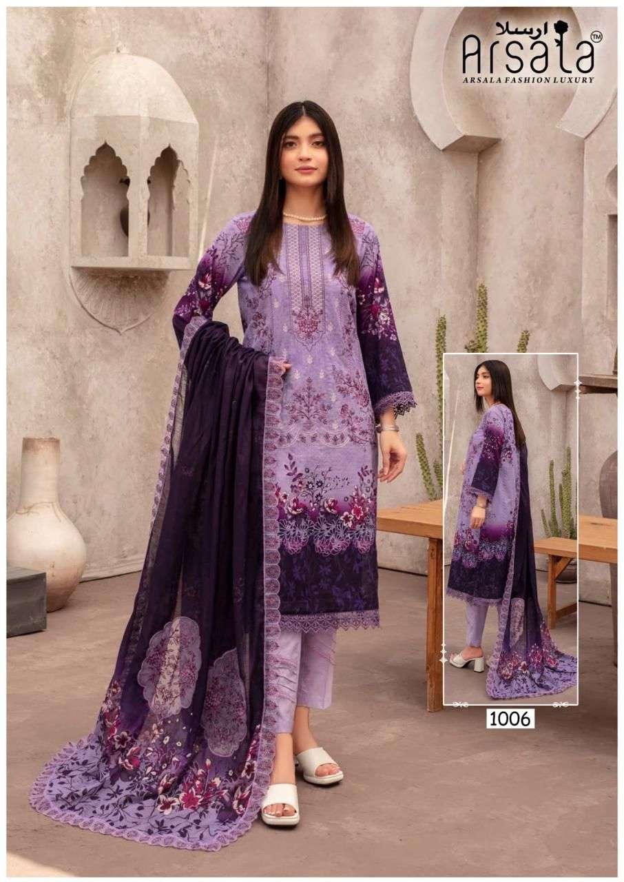 ARSALA FASHION AMIRA HEAVY COTTON LUXURY COLLECTION VOL 10 LAWN COTTON SUIT
