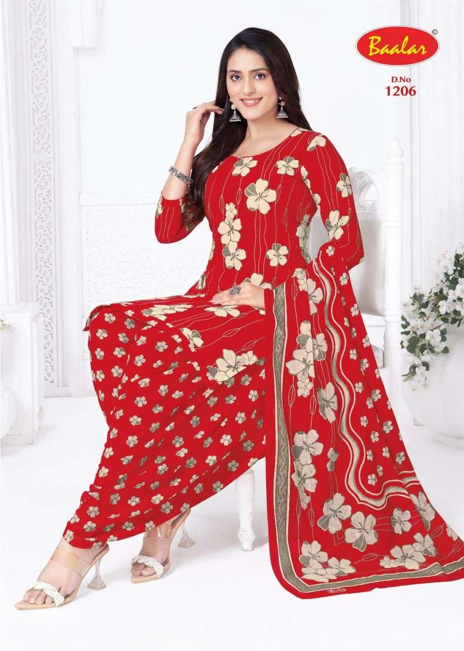 BAALAR CRISTAL PATIYALA VOL 10 COTTON PRINTED PUNJABI SALWAR SUIT