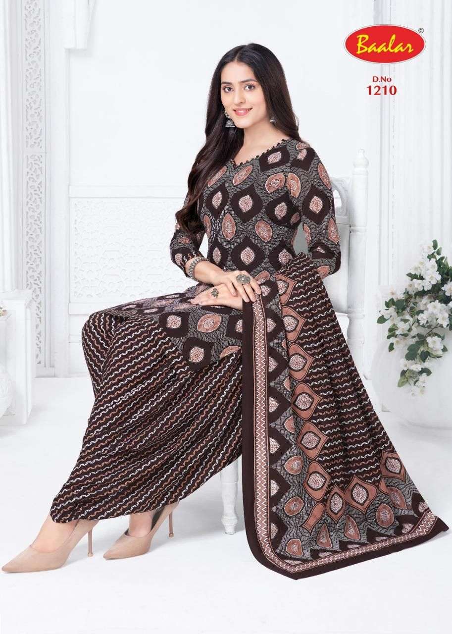 BAALAR CRISTAL PATIYALA VOL 10 COTTON PRINTED PUNJABI SALWAR SUIT