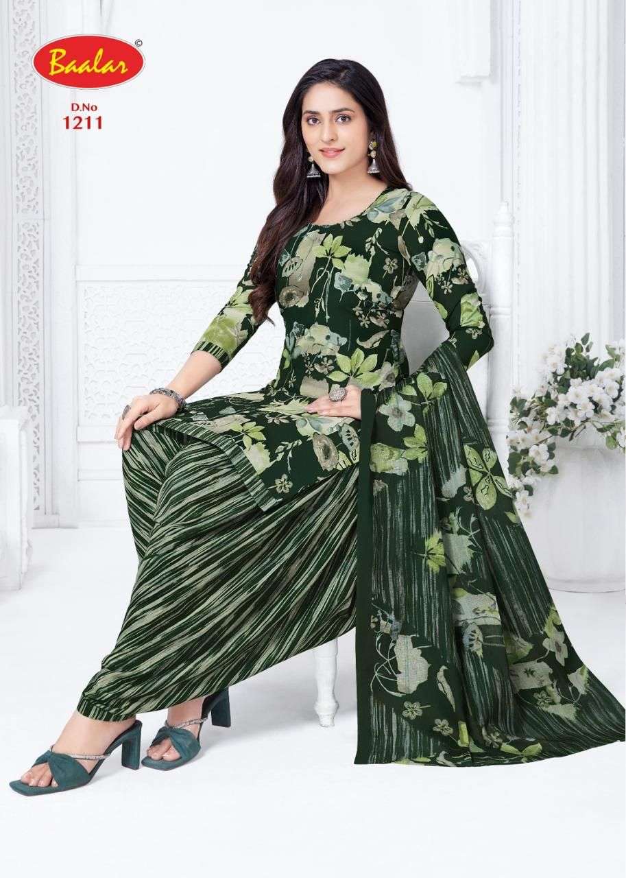 BAALAR CRISTAL PATIYALA VOL 10 COTTON PRINTED PUNJABI SALWAR SUIT