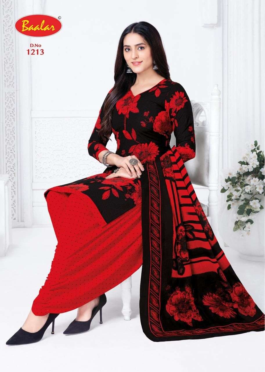 BAALAR CRISTAL PATIYALA VOL 10 COTTON PRINTED PUNJABI SALWAR SUIT