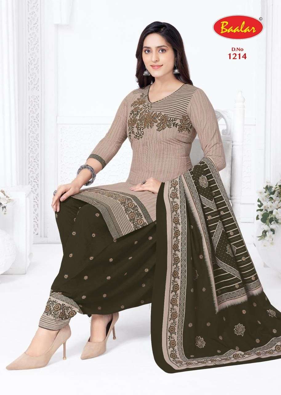 BAALAR CRISTAL PATIYALA VOL 10 COTTON PRINTED PUNJABI SALWAR SUIT