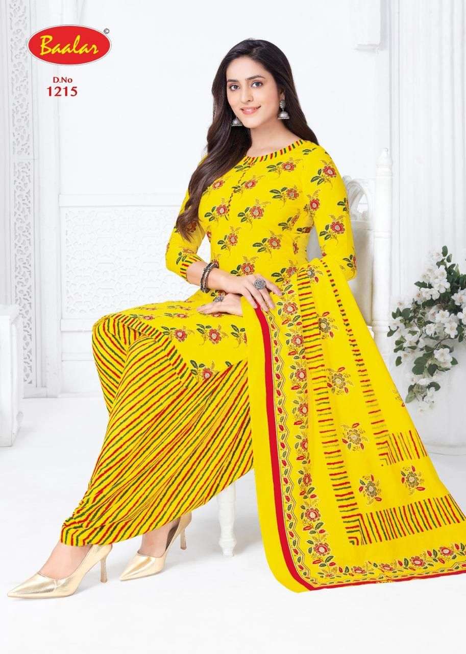 BAALAR CRISTAL PATIYALA VOL 10 COTTON PRINTED PUNJABI SALWAR SUIT