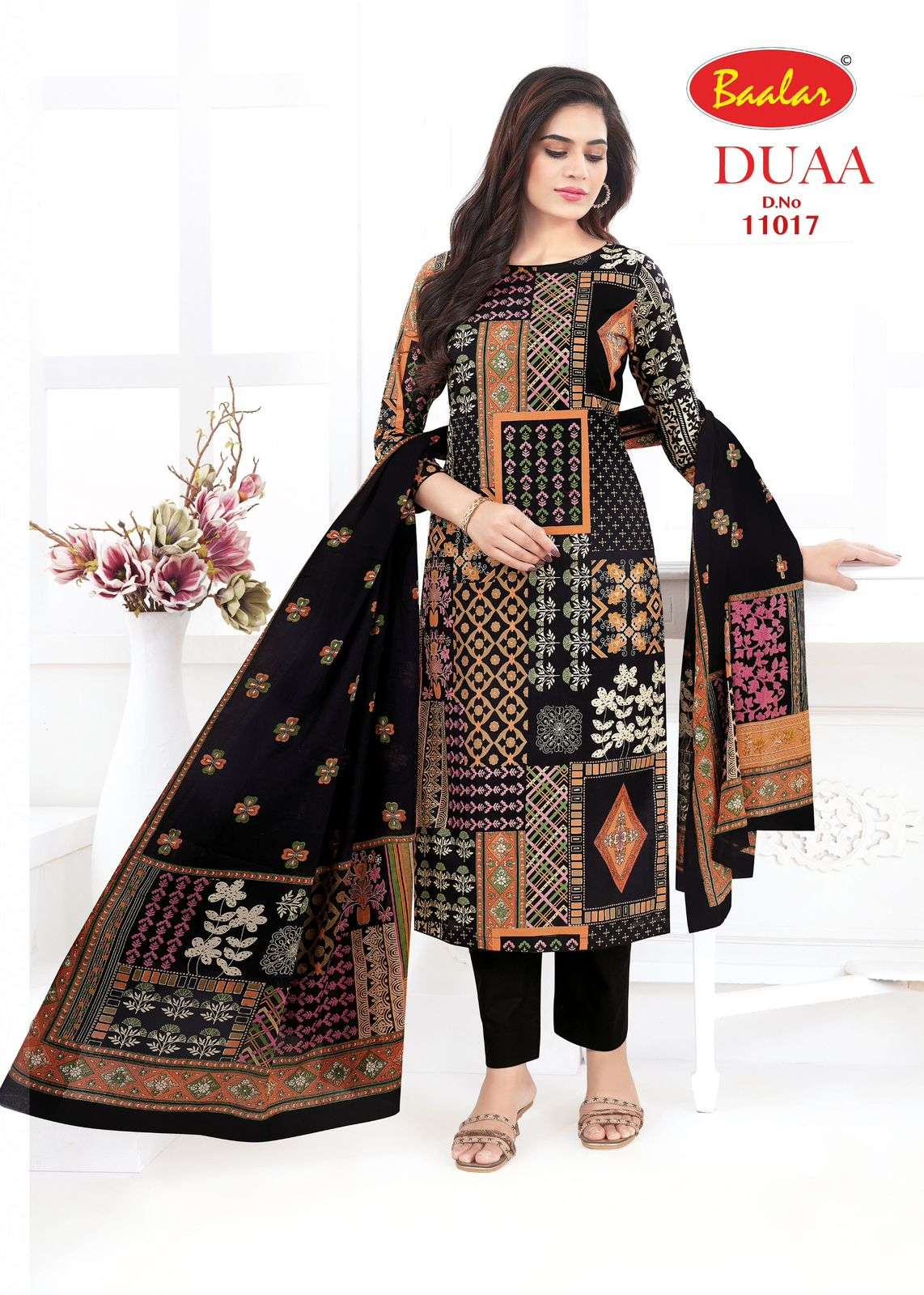 BAALAR DUAA VOL 1 LAWN COTTON DIGITAL PRINTED LADIES SUIT