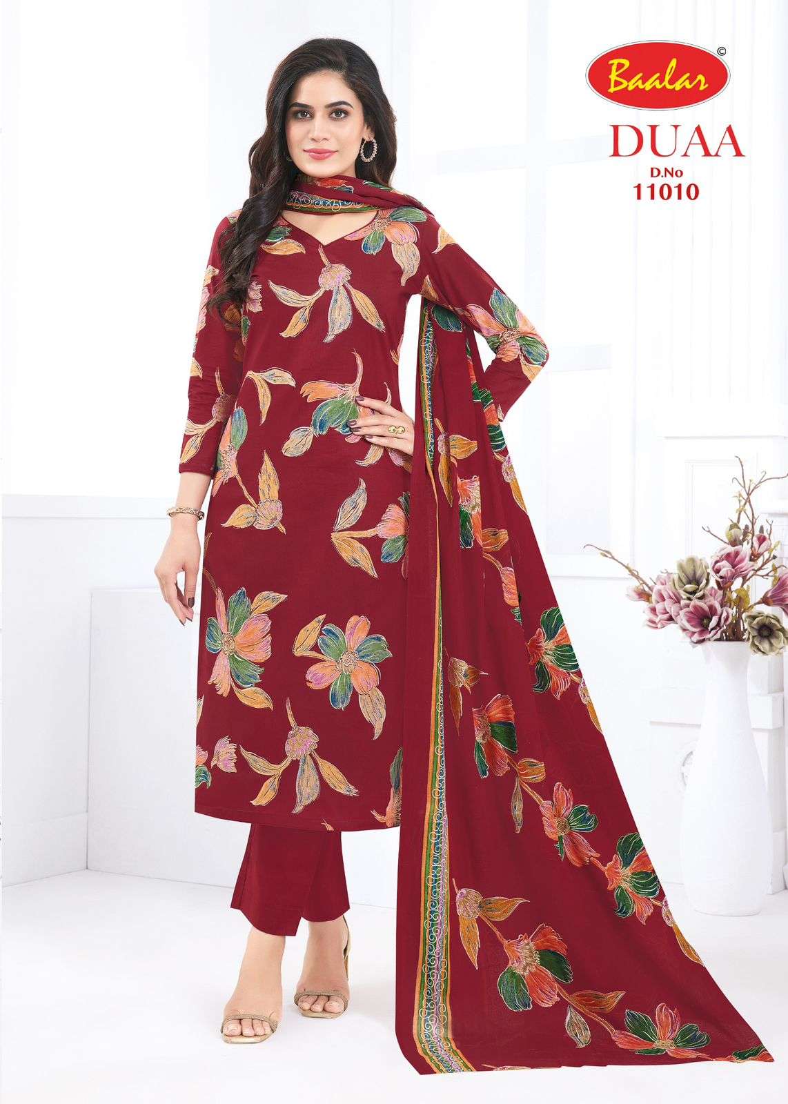 BAALAR DUAA VOL 1 LAWN COTTON DIGITAL PRINTED LADIES SUIT