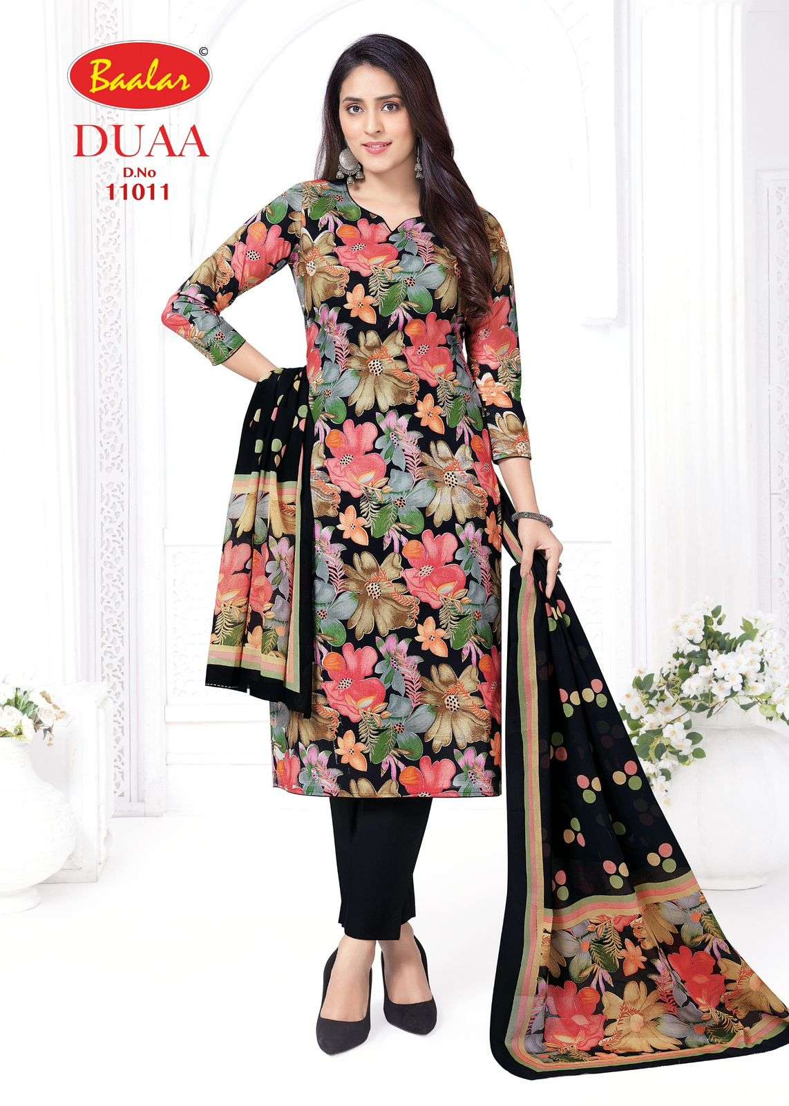 BAALAR DUAA VOL 1 LAWN COTTON DIGITAL PRINTED LADIES SUIT