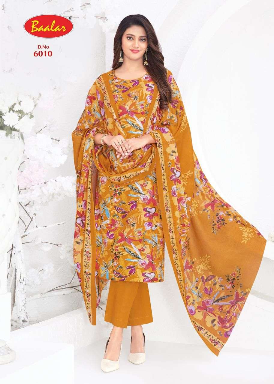 BAALAR PASHMINA VOL 6 LAWN COTTON PRINTED LADIES SUIT
