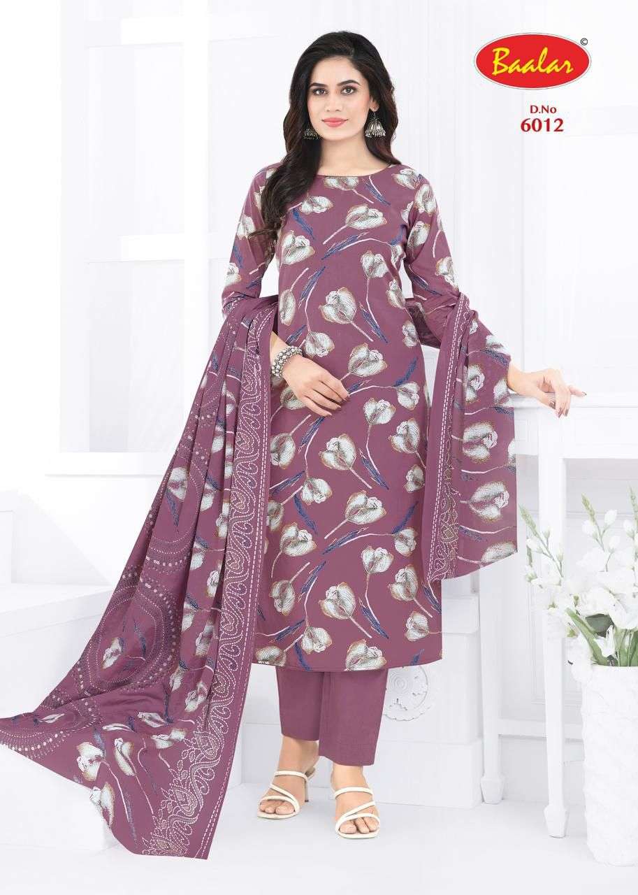 BAALAR PASHMINA VOL 6 LAWN COTTON PRINTED LADIES SUIT