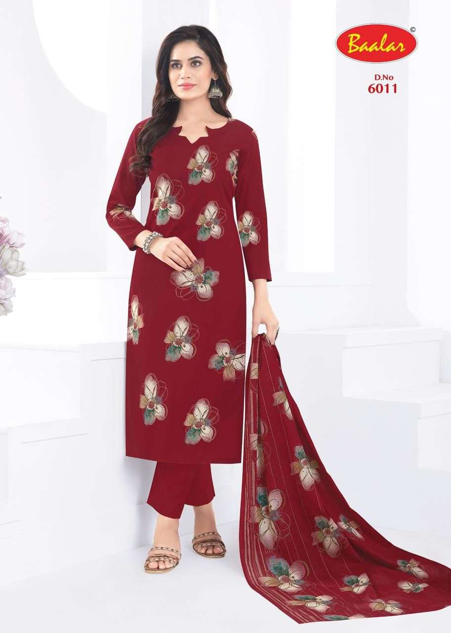 BAALAR PASHMINA VOL 6 LAWN COTTON PRINTED LADIES SUIT