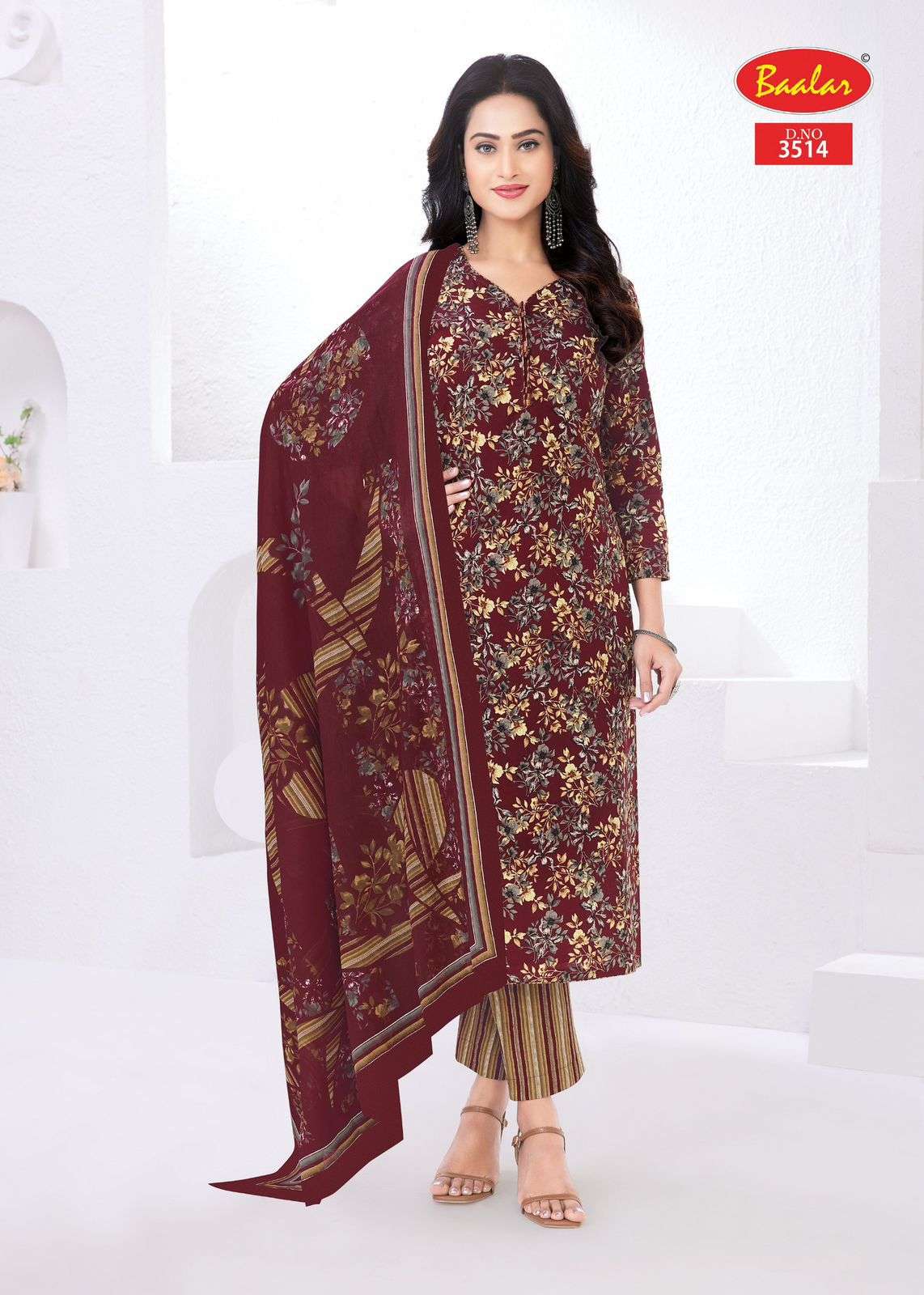 BAALAR ZAARA VOL 35 COTTON PRINTED LADIES SALWAR SUIT