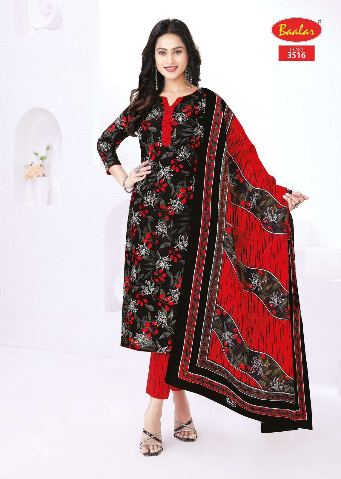 BAALAR ZAARA VOL 35 COTTON PRINTED LADIES SALWAR SUIT