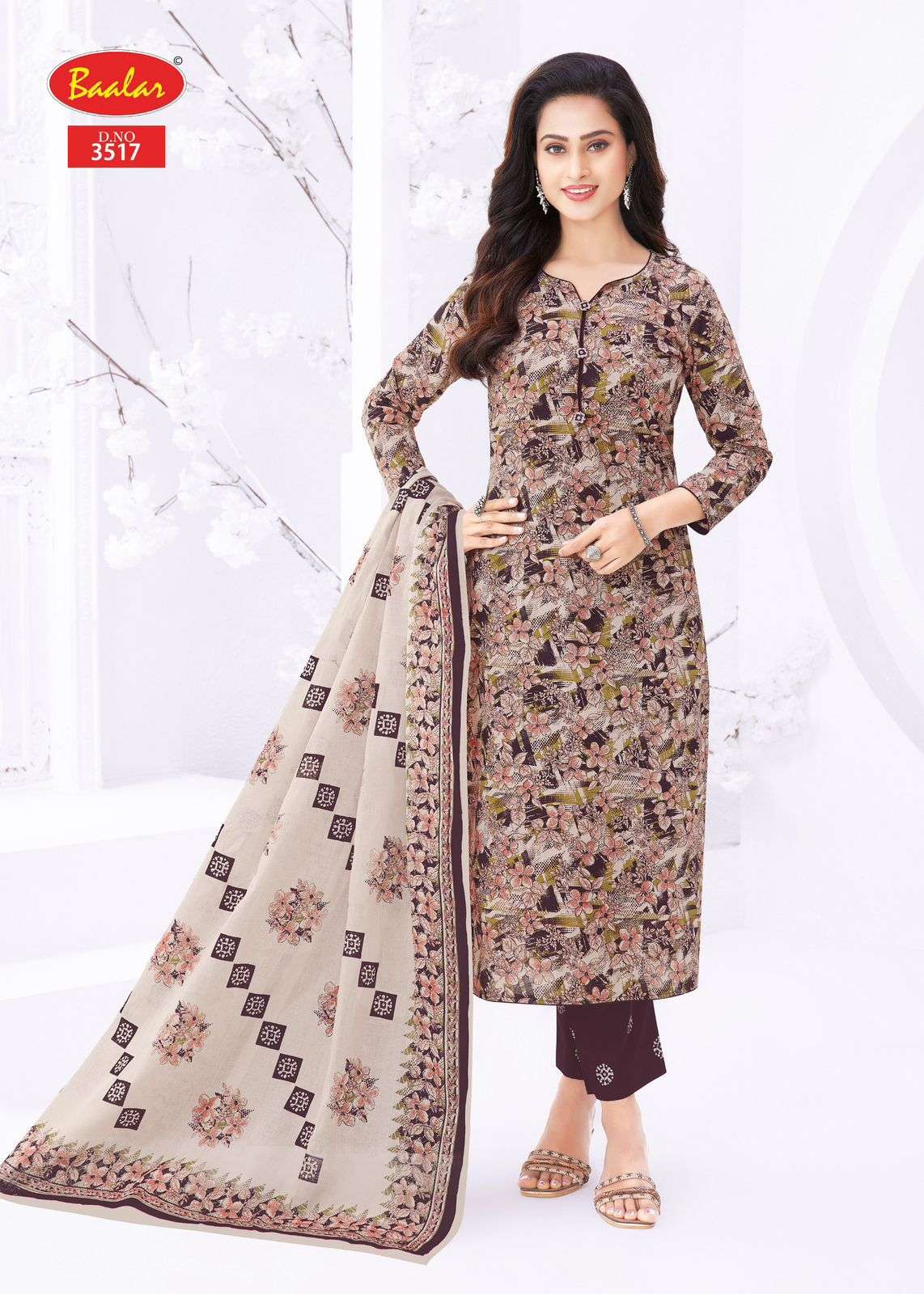 BAALAR ZAARA VOL 35 COTTON PRINTED LADIES SALWAR SUIT