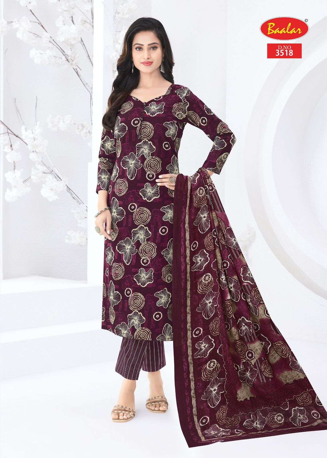 BAALAR ZAARA VOL 35 COTTON PRINTED LADIES SALWAR SUIT