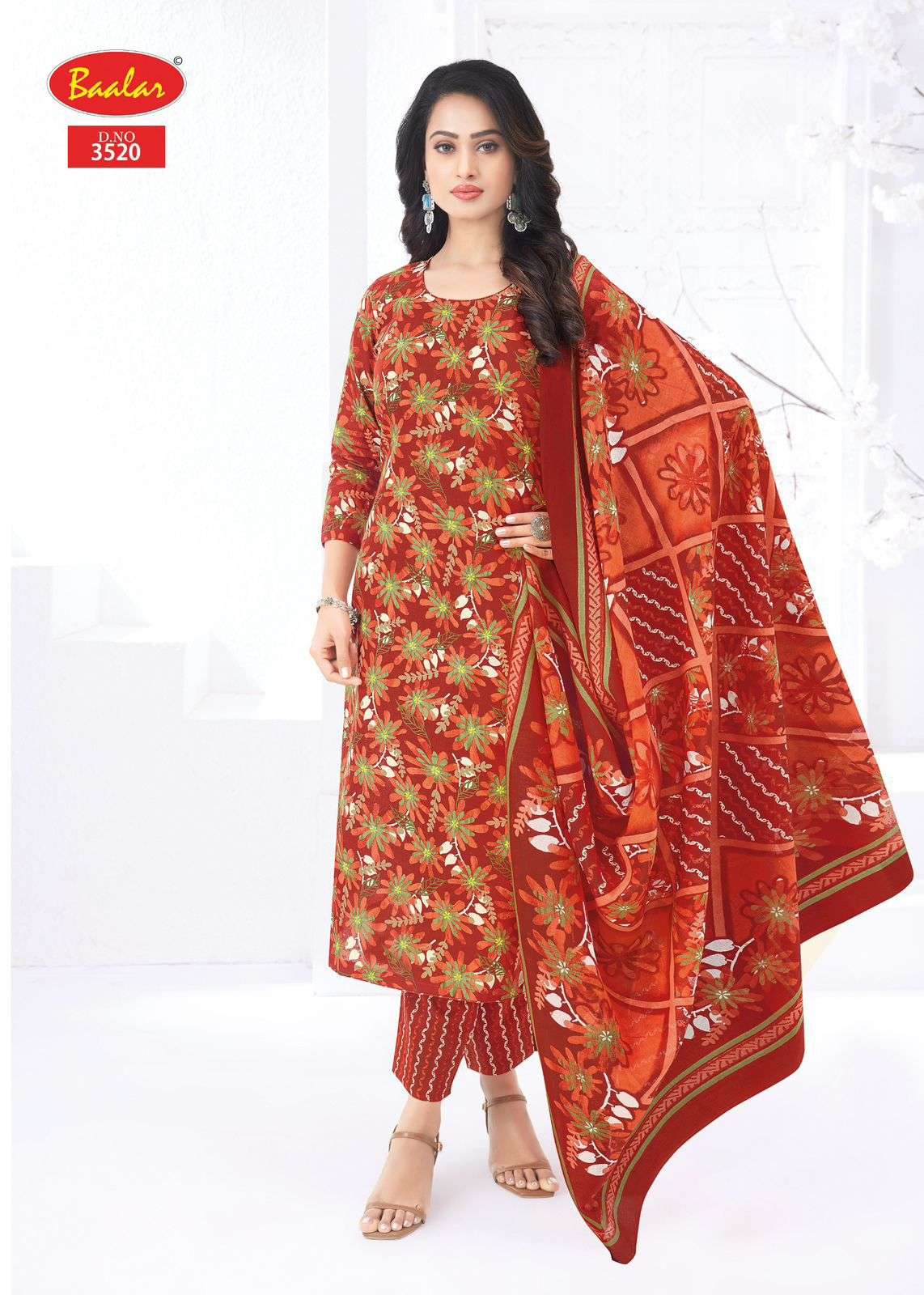 BAALAR ZAARA VOL 35 COTTON PRINTED LADIES SALWAR SUIT