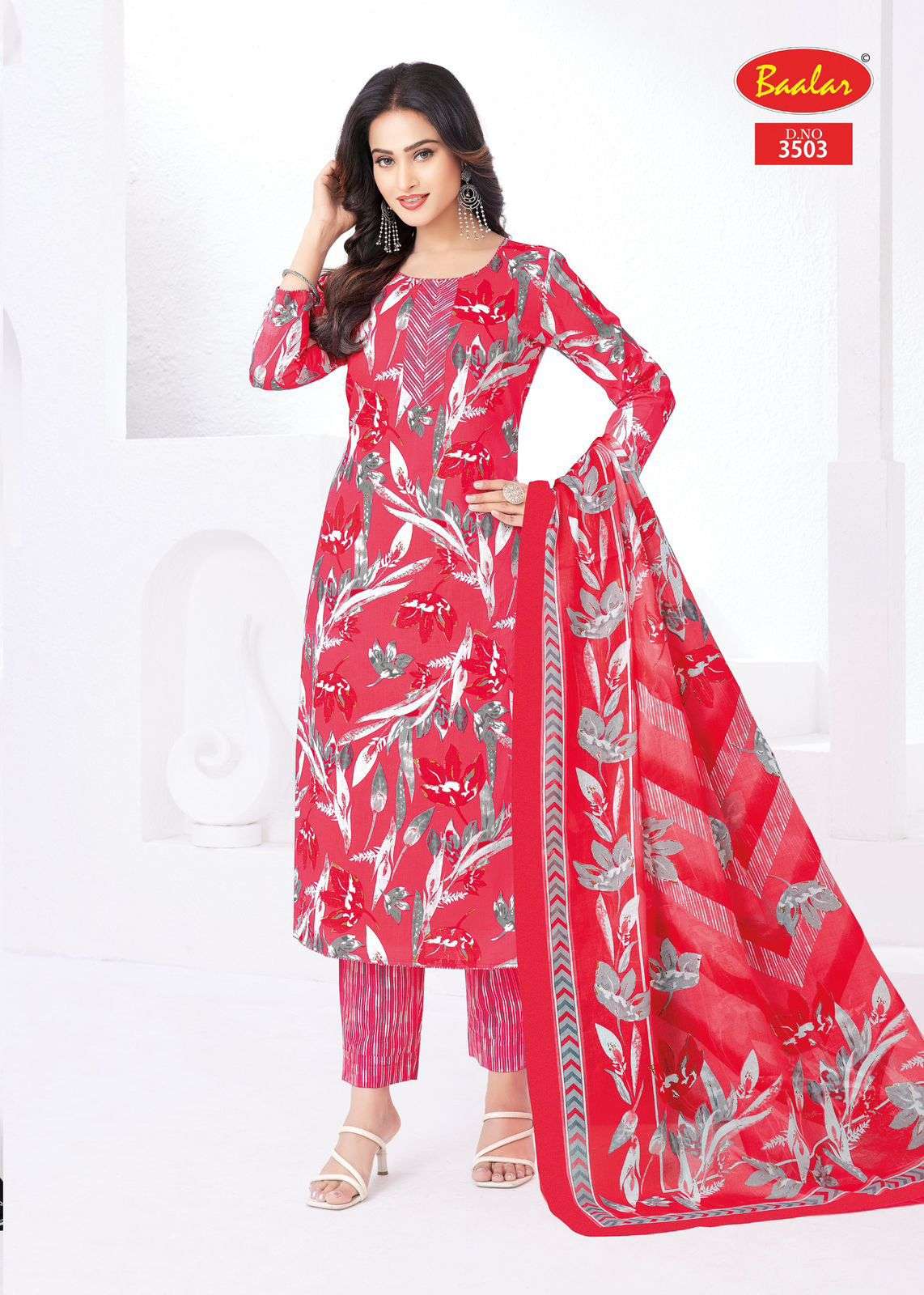 BAALAR ZAARA VOL 35 COTTON PRINTED LADIES SALWAR SUIT