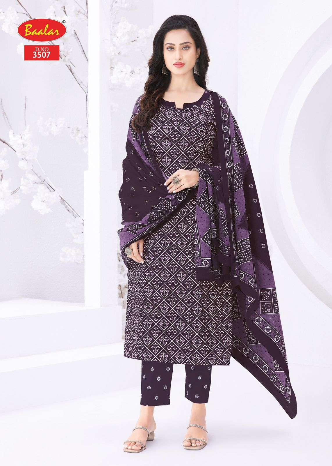 BAALAR ZAARA VOL 35 COTTON PRINTED LADIES SALWAR SUIT