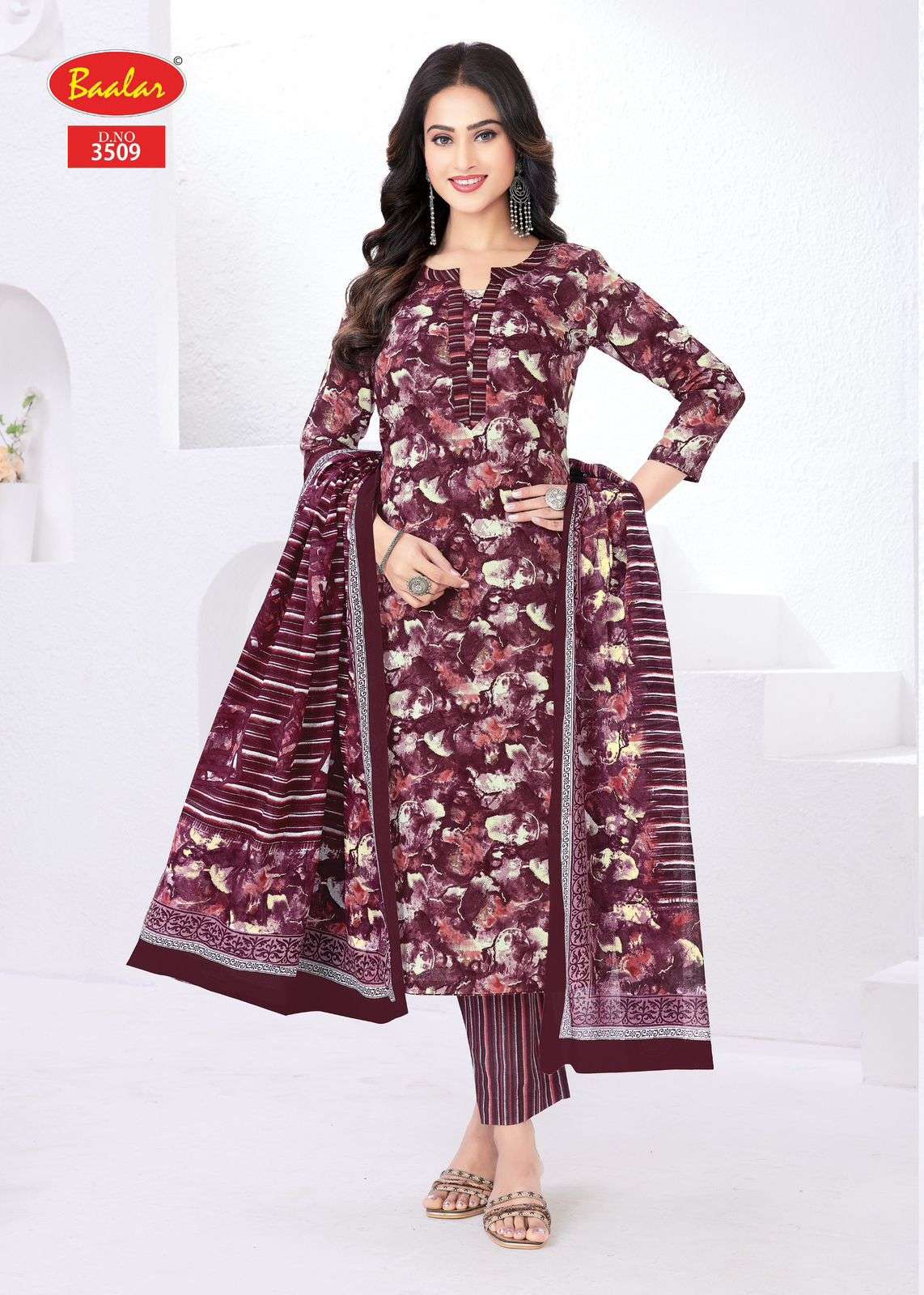 BAALAR ZAARA VOL 35 COTTON PRINTED LADIES SALWAR SUIT