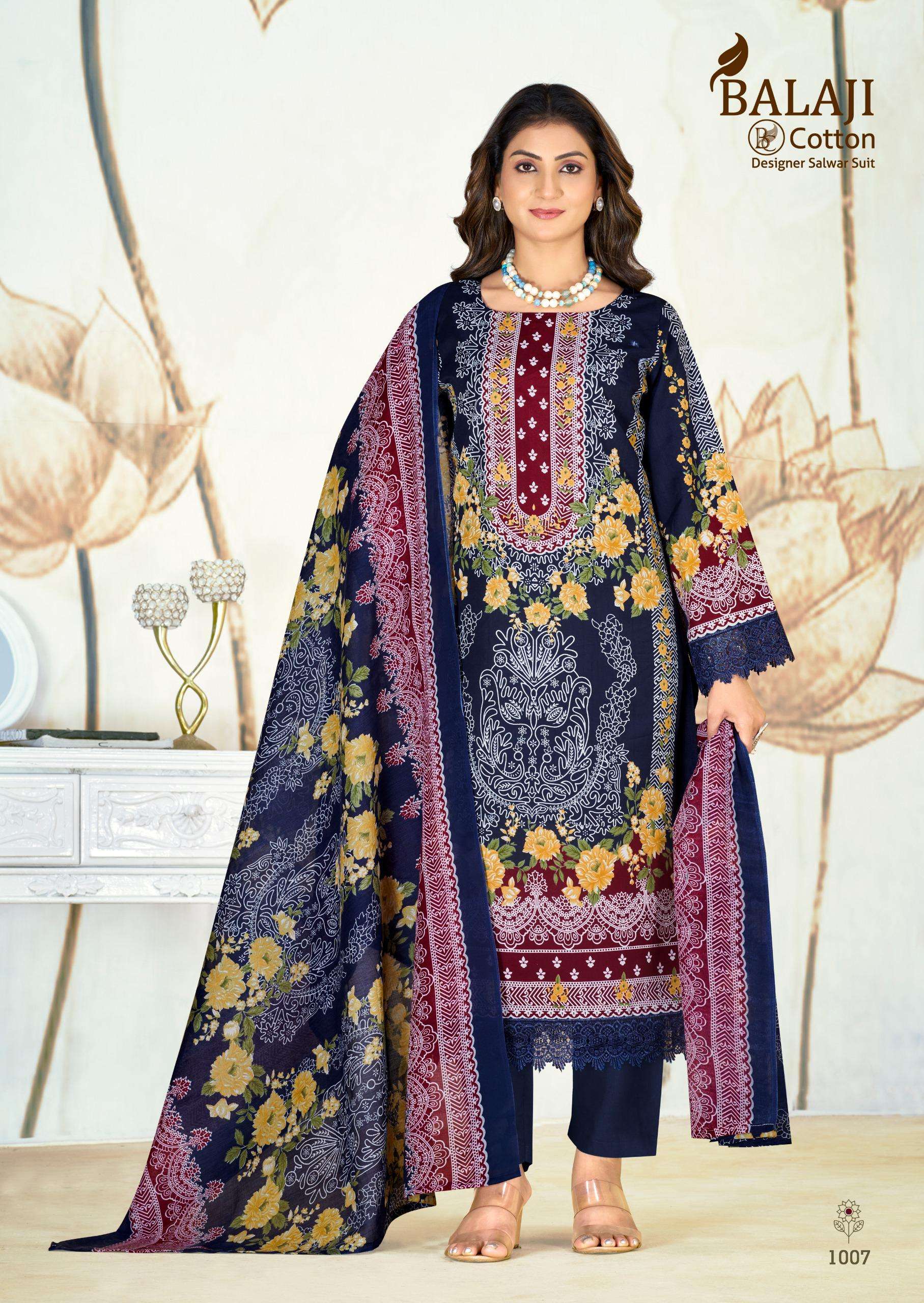 BALAJI COTTON JANNAT COTTON DIGITAL STYLE PRINT DRESS