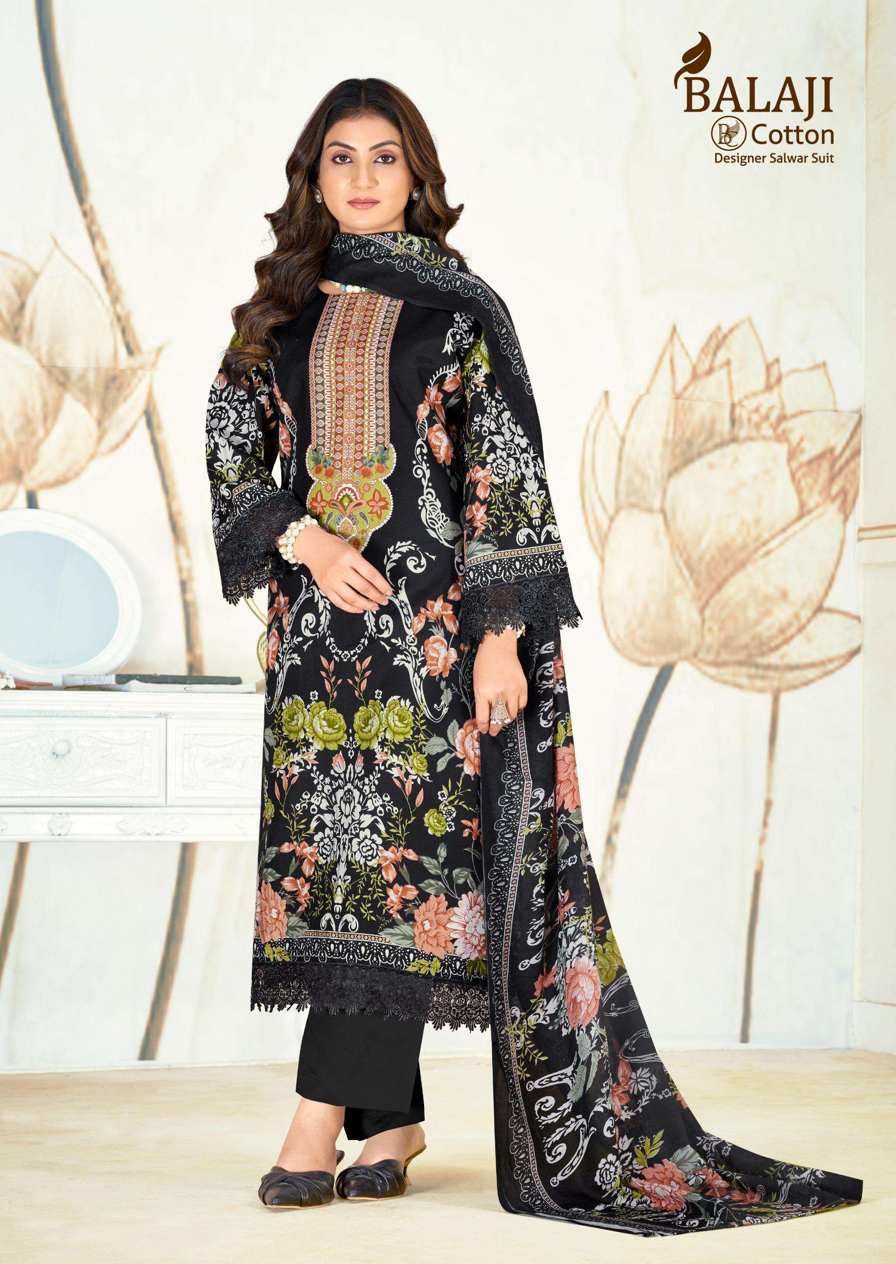 BALAJI COTTON JANNAT COTTON DIGITAL STYLE PRINT DRESS