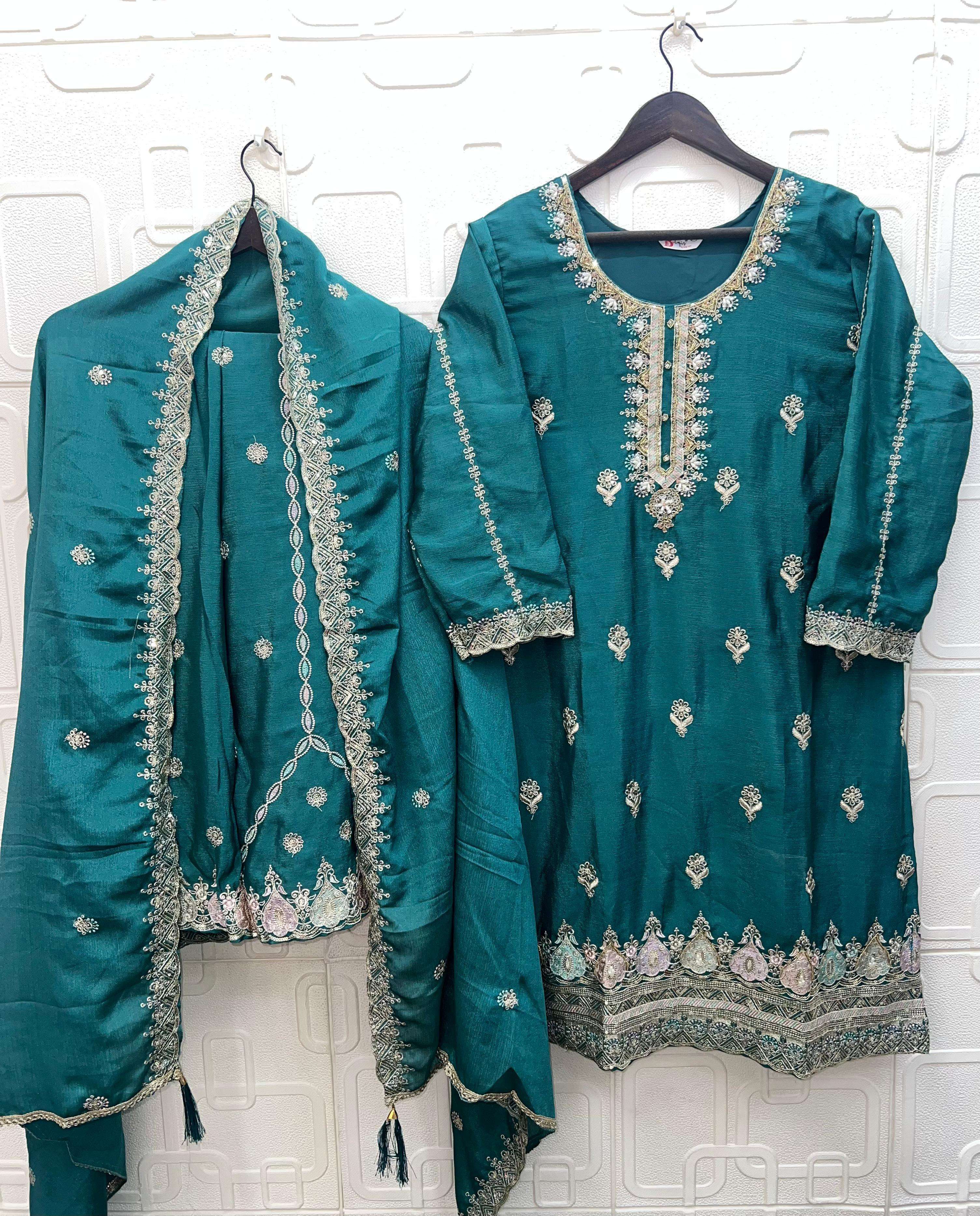  BILQIS B 249 HEAVY EMBROIDERED DESIGNER PAKISTANI SUIT