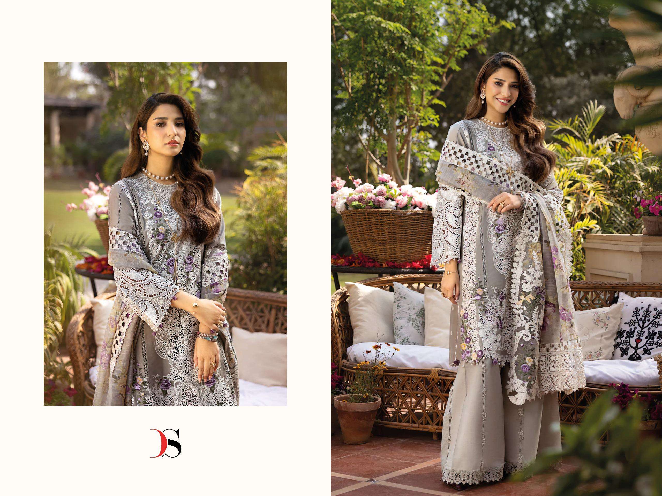 DEEPSY SUITS ELAF BLOCK BUSTER COTTON EMBROIDERY DESIGNER SUIT