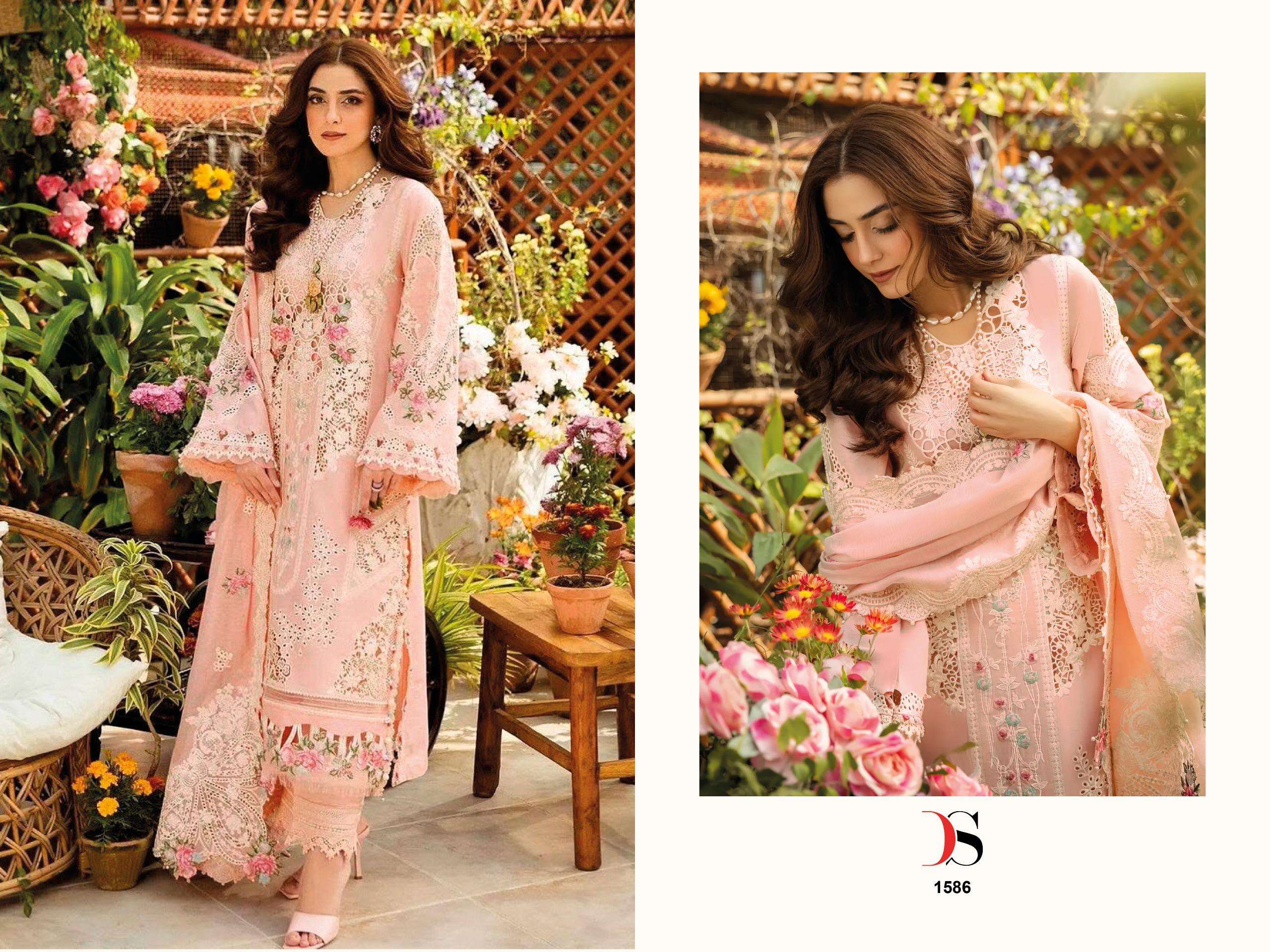 DEEPSY SUITS ELAF BLOCK BUSTER COTTON EMBROIDERY DESIGNER SUIT