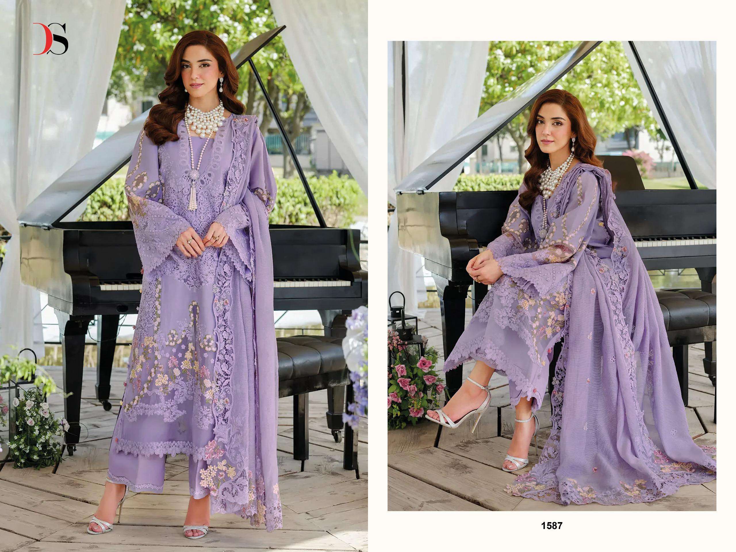DEEPSY SUITS ELAF BLOCK BUSTER COTTON EMBROIDERY DESIGNER SUIT