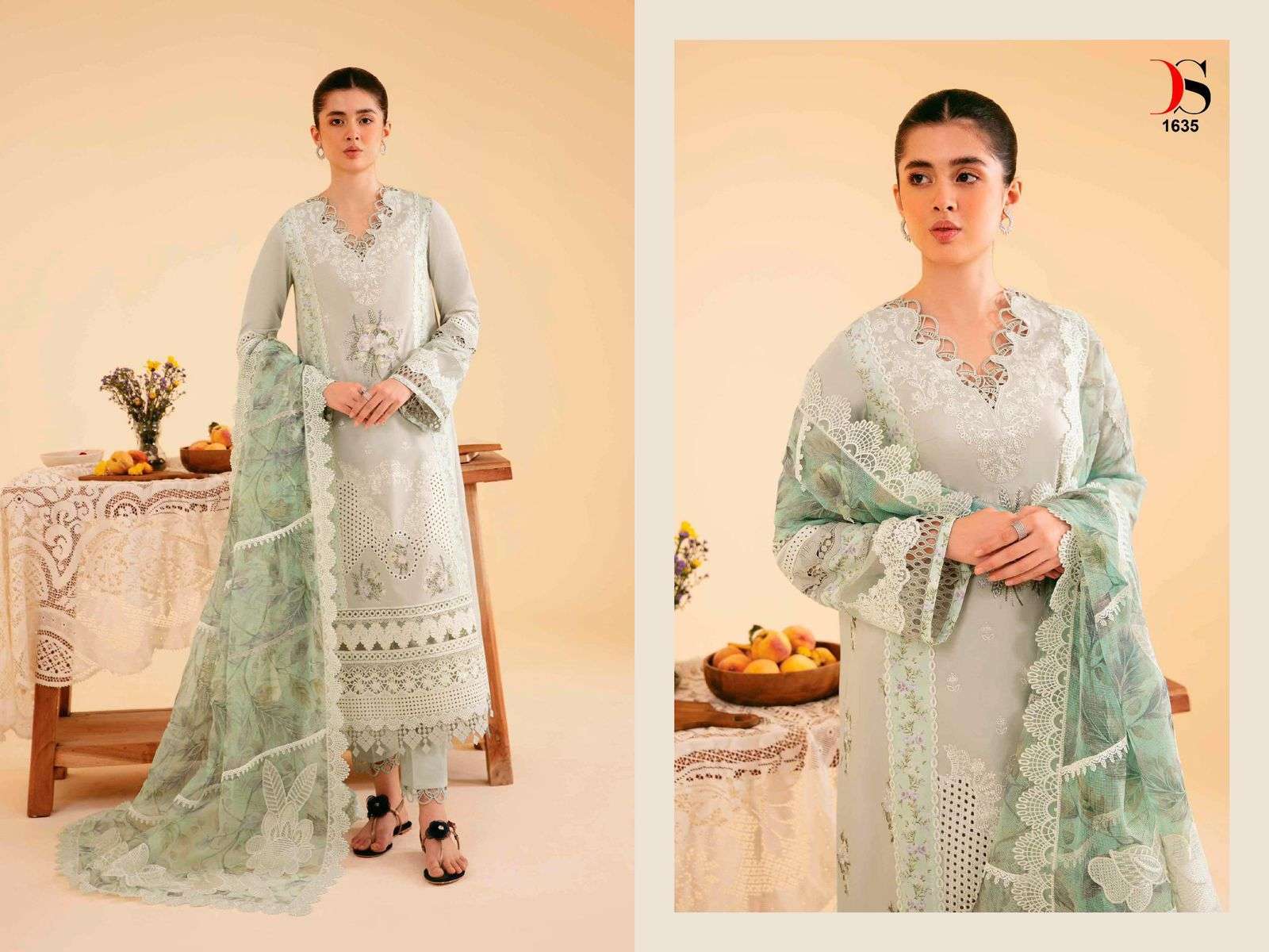 DEEPSY SUITS ELAF LUXURY LAWN COLLECTION VOL 7 COTTON EMBROIDERY DESIGNER WORK SUIT