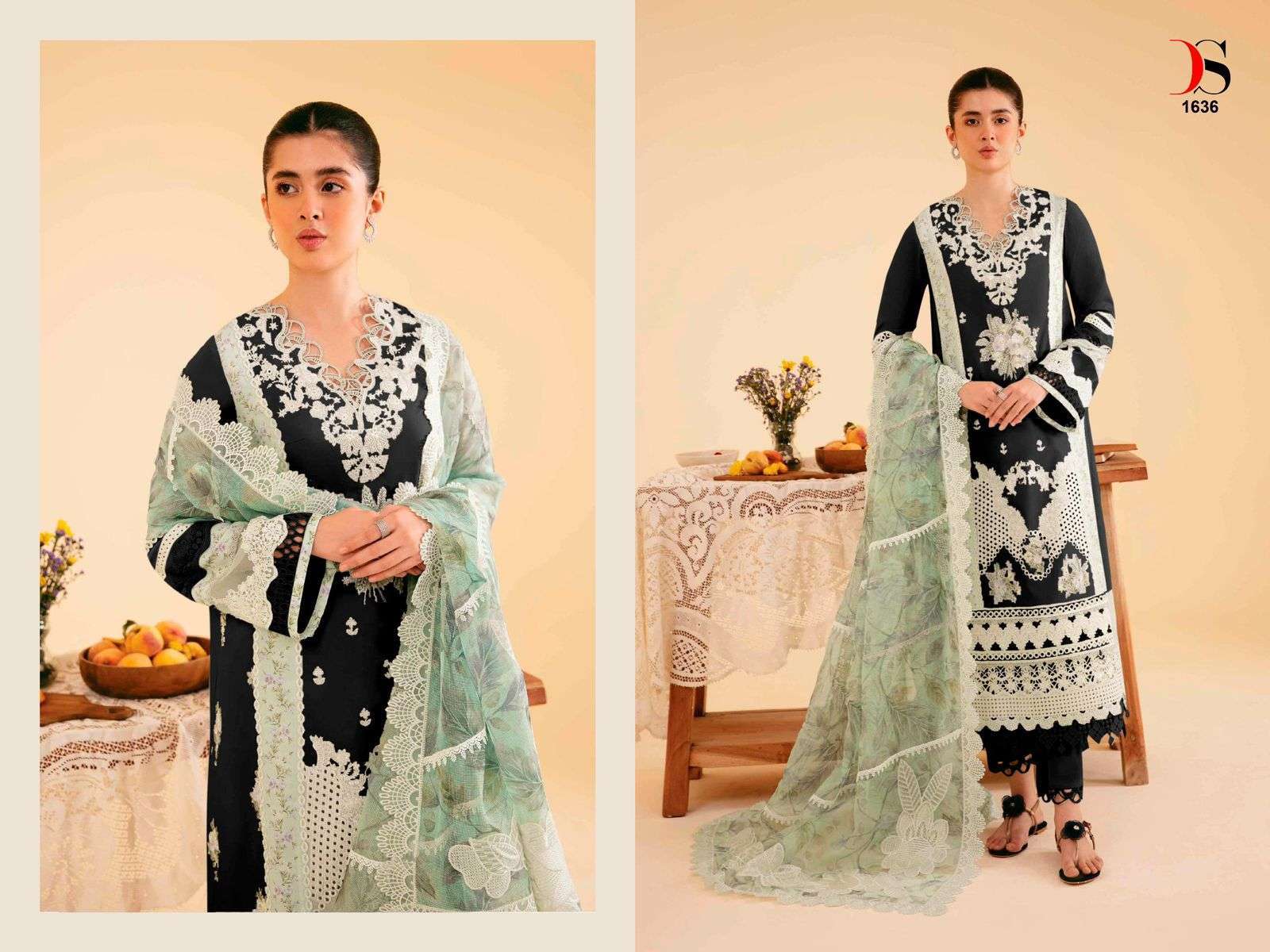 DEEPSY SUITS ELAF LUXURY LAWN COLLECTION VOL 7 COTTON EMBROIDERY DESIGNER WORK SUIT