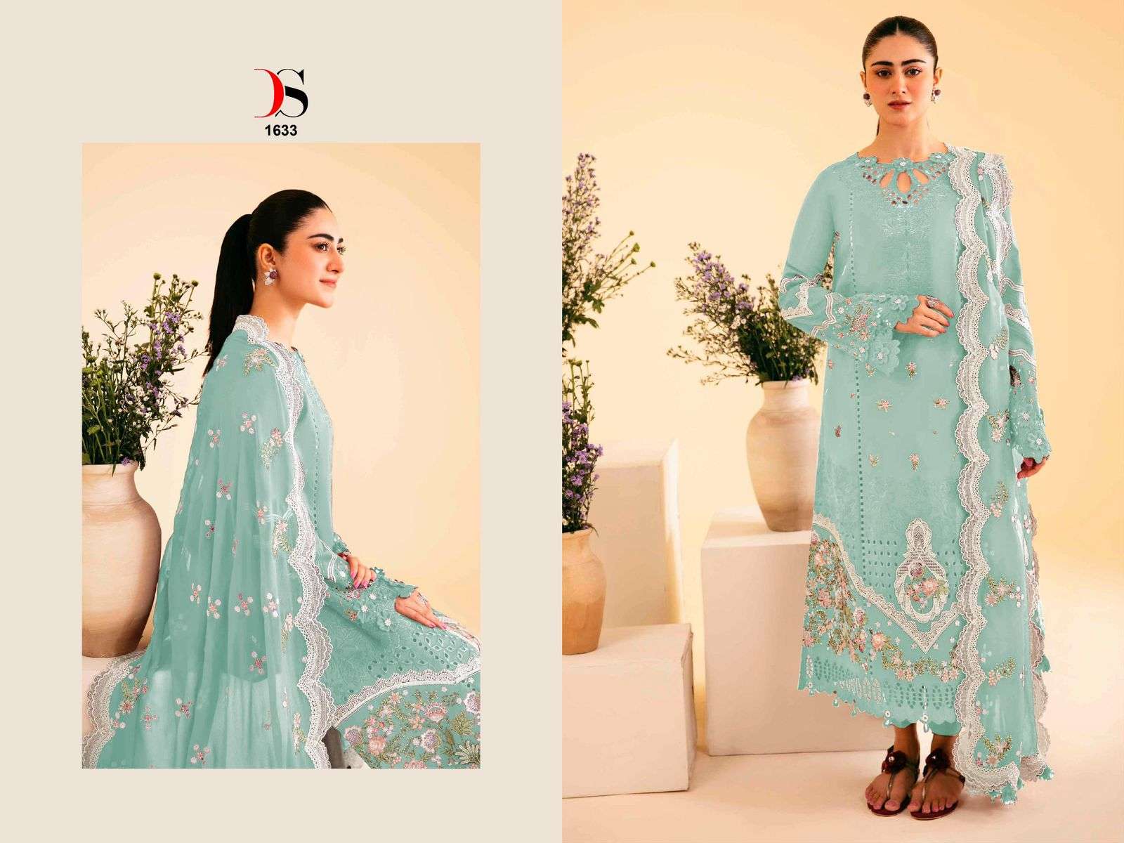 DEEPSY SUITS ELAF LUXURY LAWN COLLECTION VOL 7 COTTON EMBROIDERY DESIGNER WORK SUIT