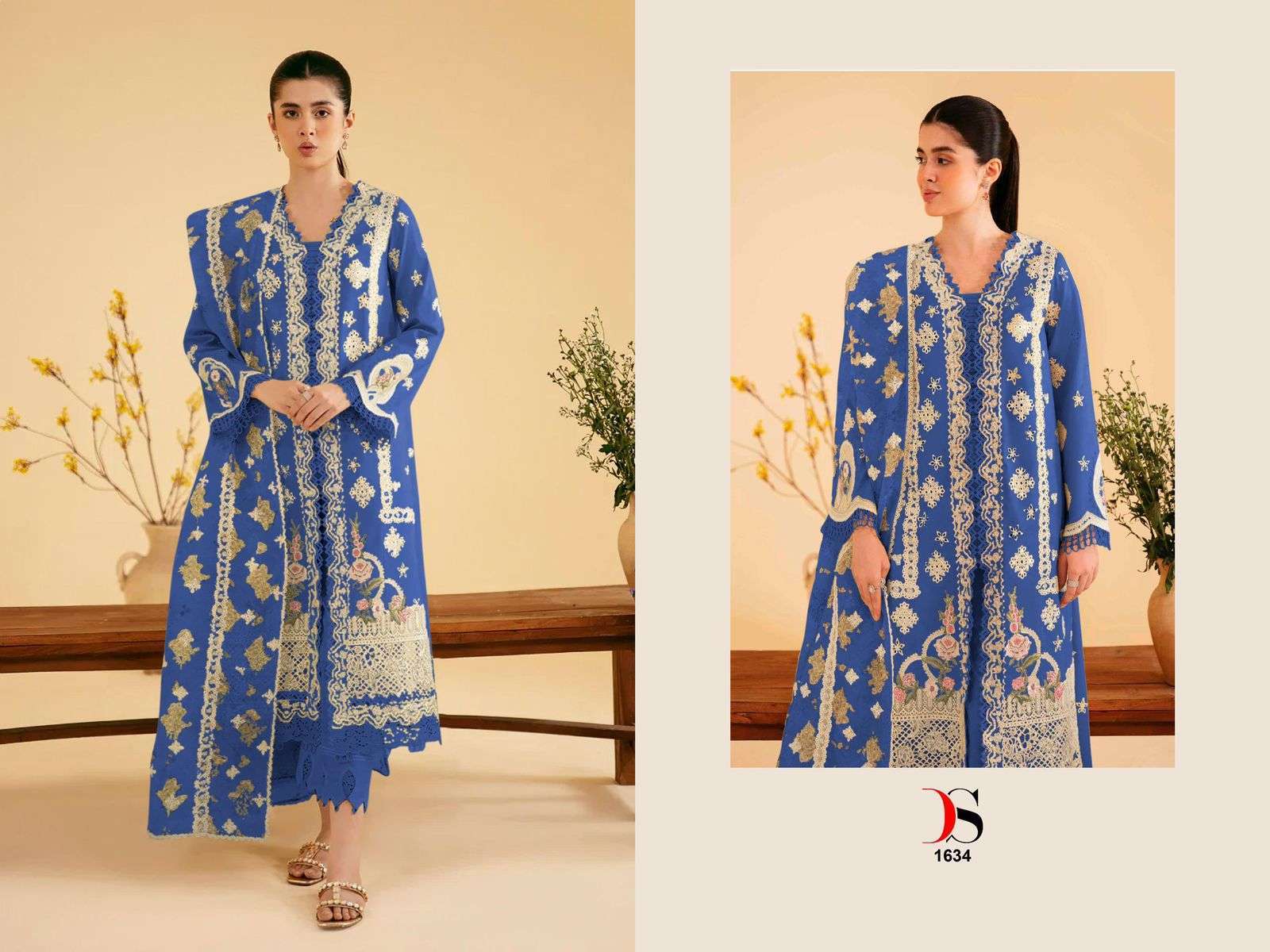 DEEPSY SUITS ELAF LUXURY LAWN COLLECTION VOL 7 COTTON EMBROIDERY DESIGNER WORK SUIT