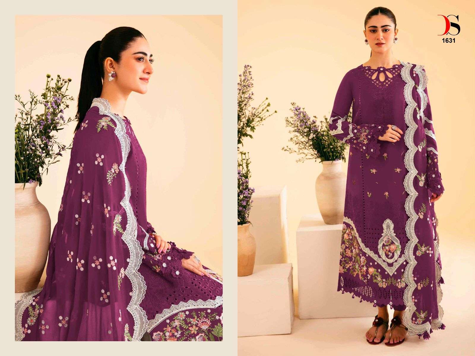 DEEPSY SUITS ELAF LUXURY LAWN COLLECTION VOL 7 COTTON EMBROIDERY DESIGNER WORK SUIT