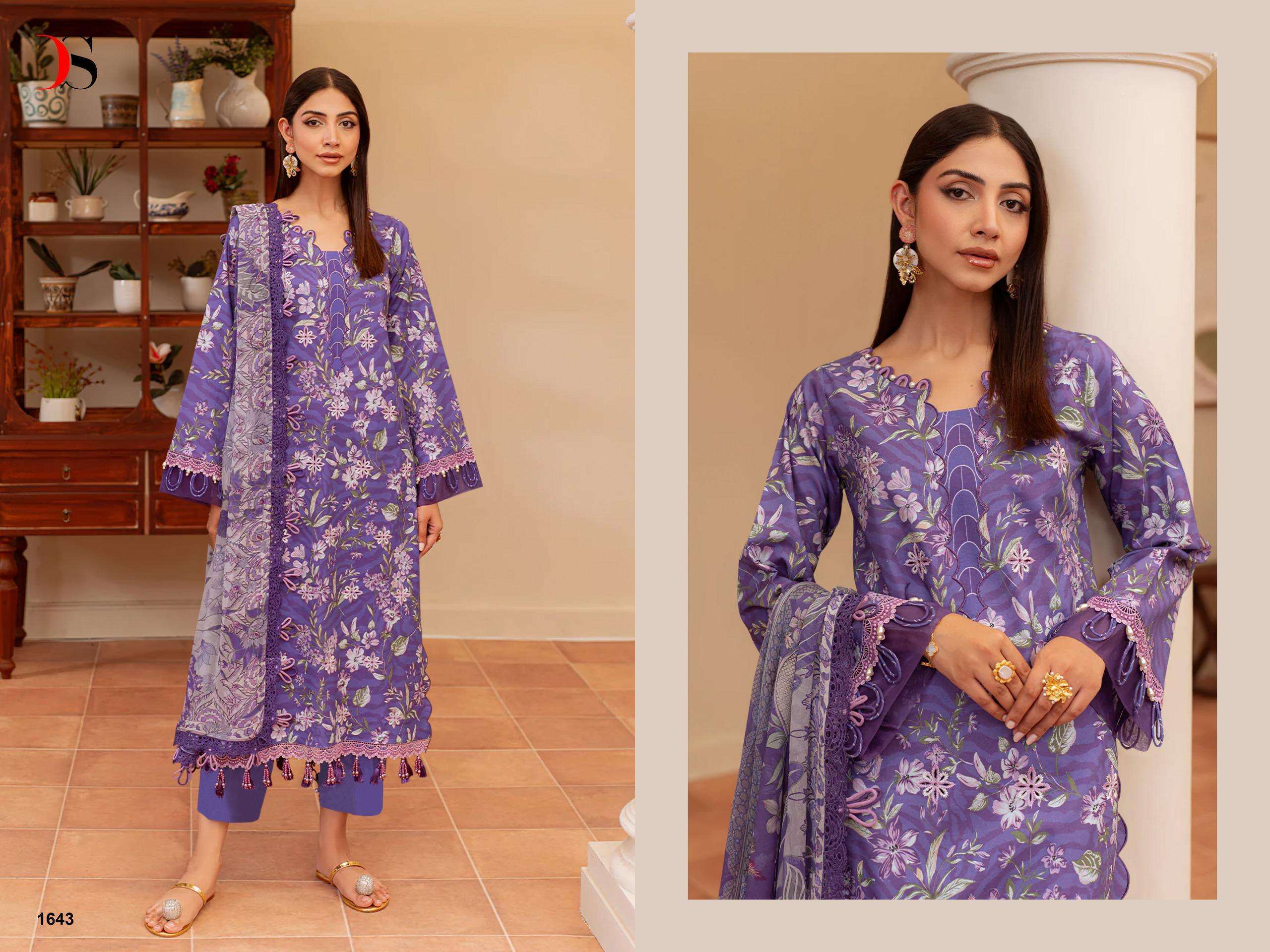 DEEPSY SUITS JADE FLORA VOL 3 COTTON FANCY PATCH EMBROIDERY WORK SUITS AT SALWAR KAMEEZ 