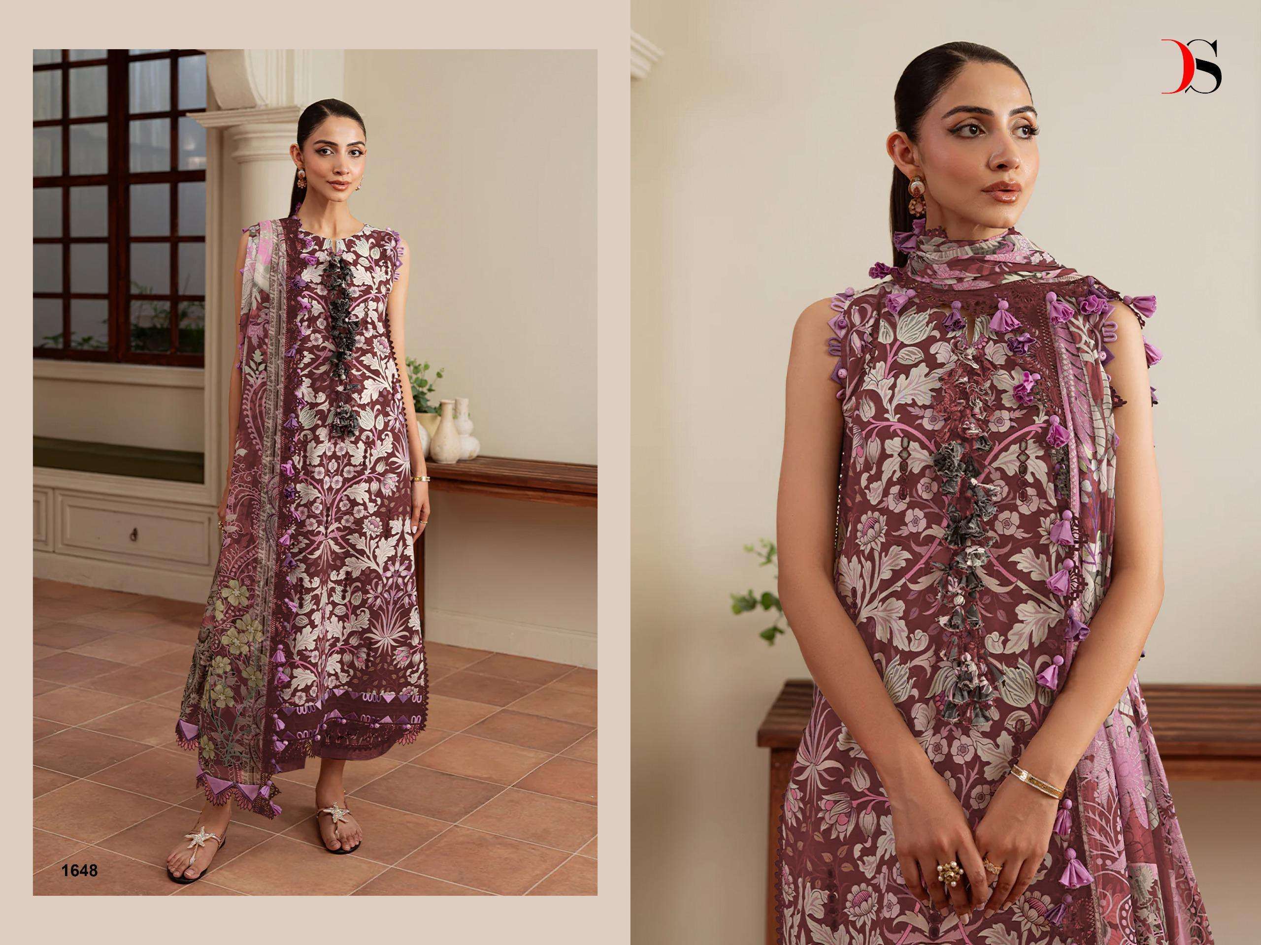 DEEPSY SUITS JADE FLORA VOL 3 COTTON FANCY PATCH EMBROIDERY WORK SUITS AT SALWAR KAMEEZ 