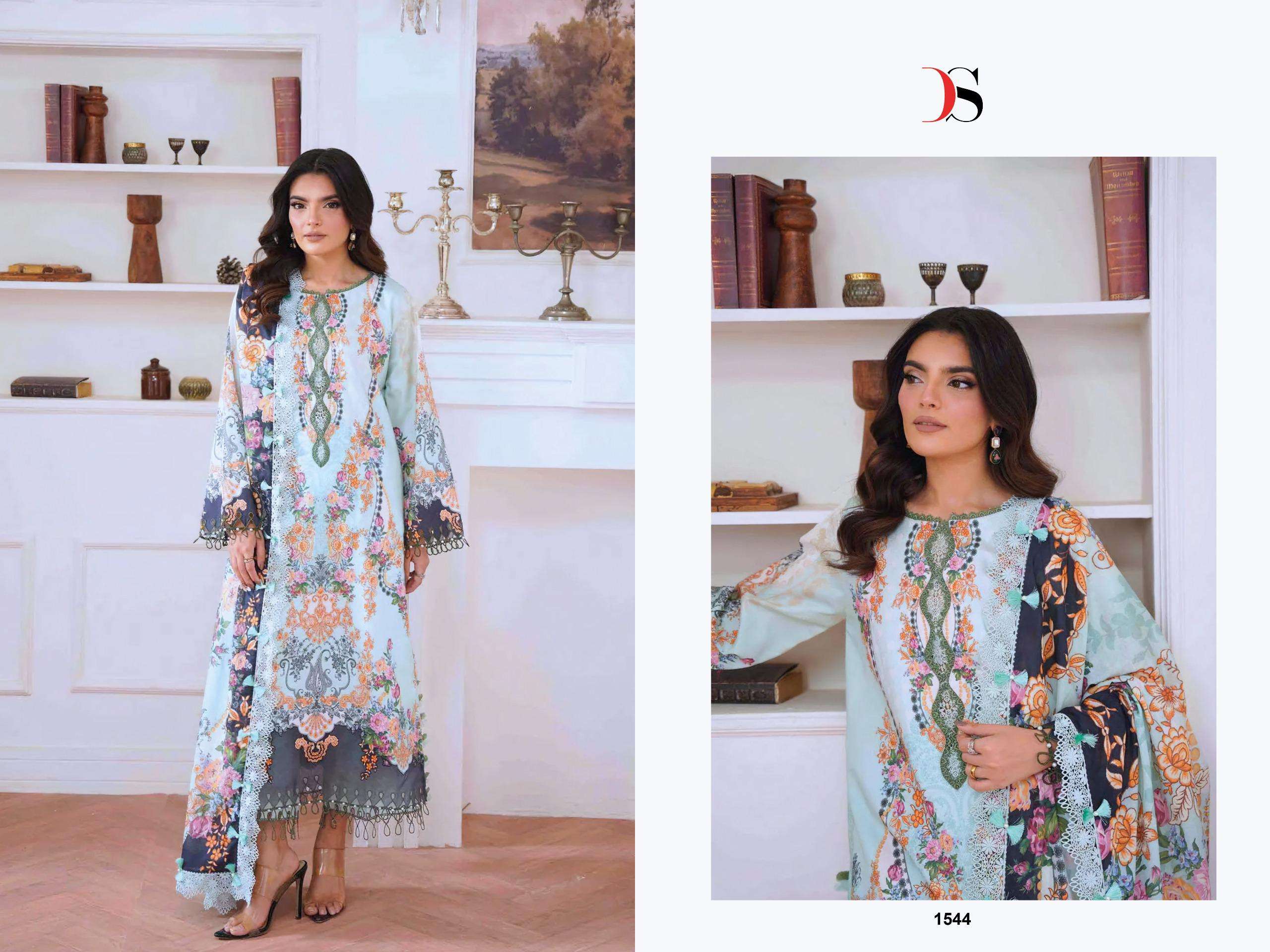 DEEPSY SUITS JADE JAL INSERT VOL 2 COTTON EMBROIDERY WORK SALWAR KAMEEZ 