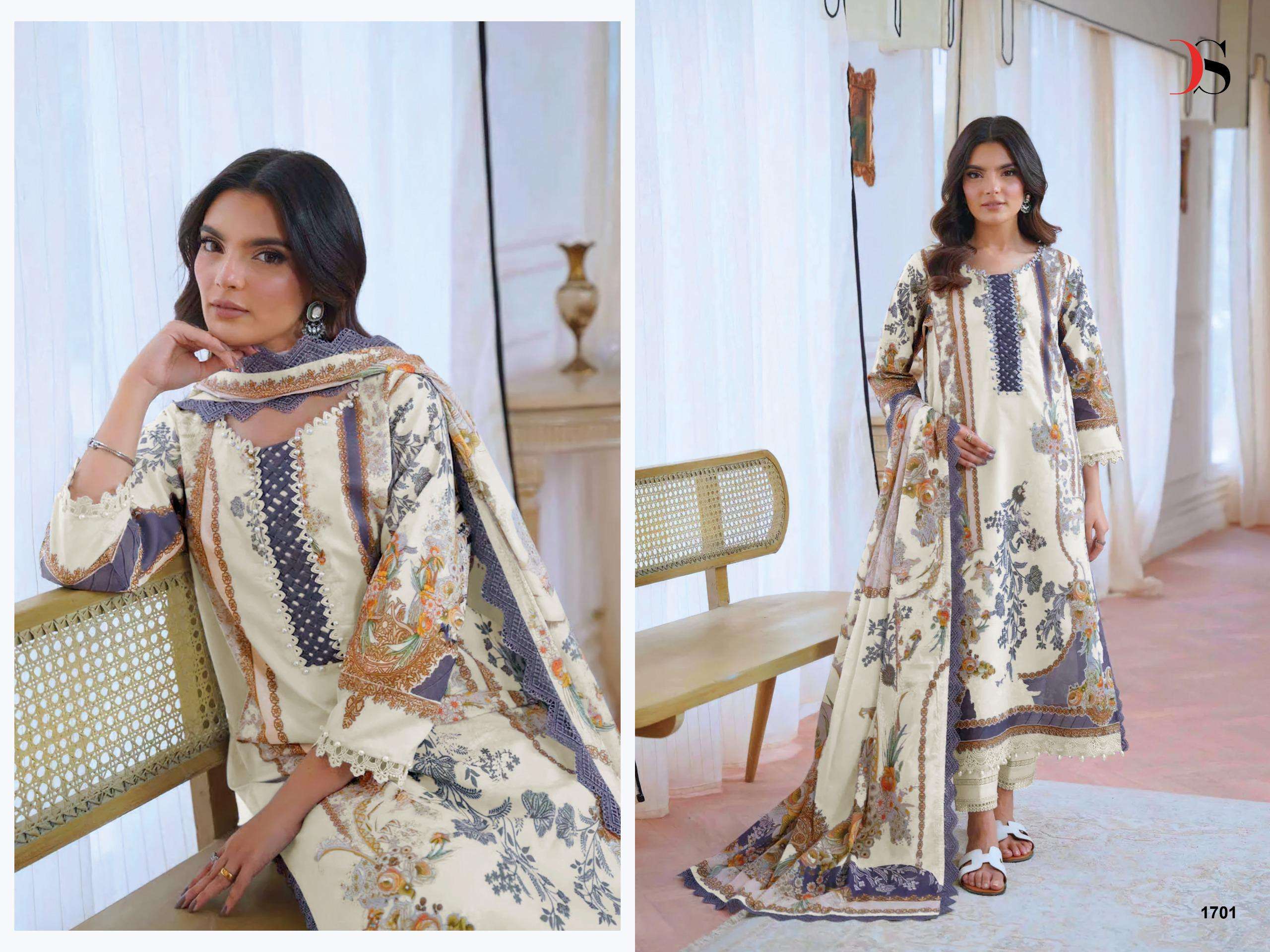 DEEPSY SUITS JADE JAL INSERT VOL 3 COTTON PATCH EMBROIDERY WORK SALWAR KAMEEZ