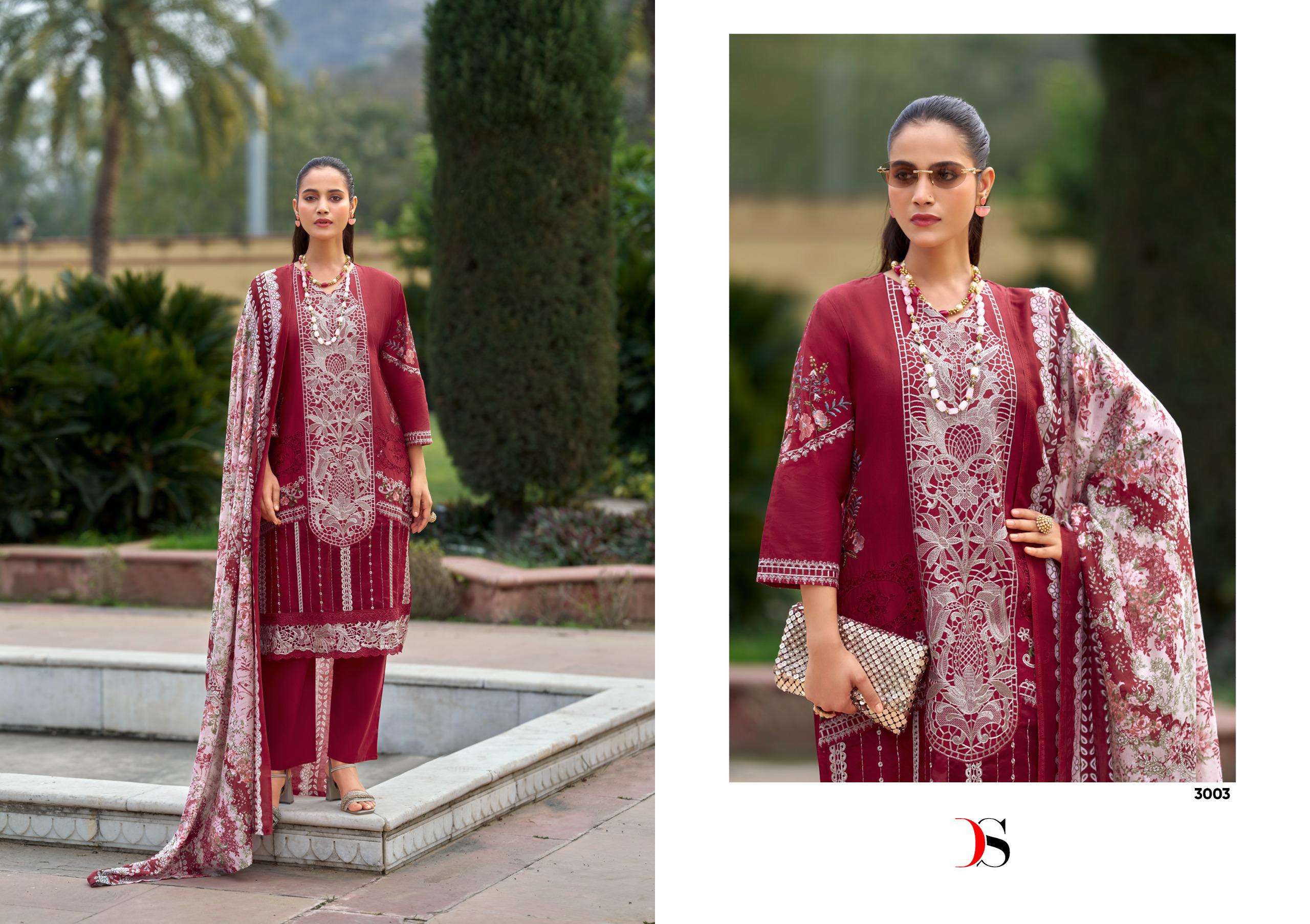 DEEPSY SUITS MARIAB LUXE VOL 3 COTTON HEAVY EMBROIDERY DESIGNER PAKISTANI SUIT