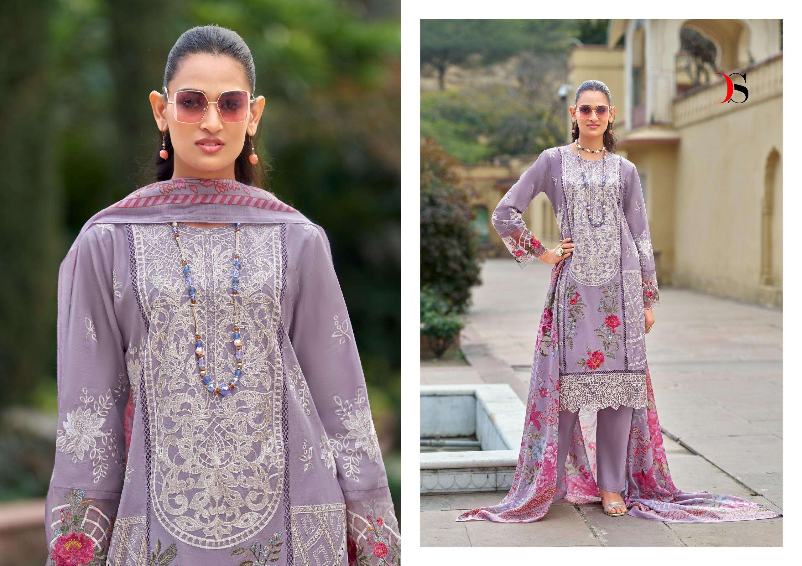 DEEPSY SUITS MARIAB LUXE VOL 3 COTTON HEAVY EMBROIDERY DESIGNER PAKISTANI SUIT