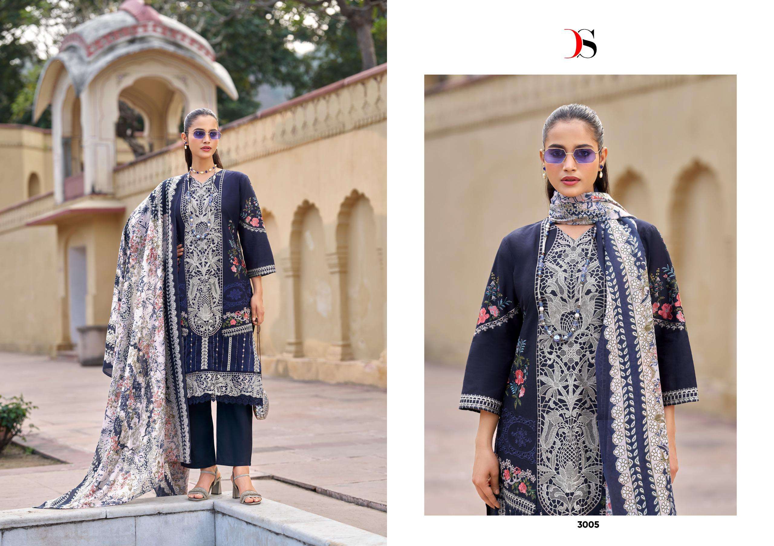DEEPSY SUITS MARIAB LUXE VOL 3 COTTON HEAVY EMBROIDERY DESIGNER PAKISTANI SUIT