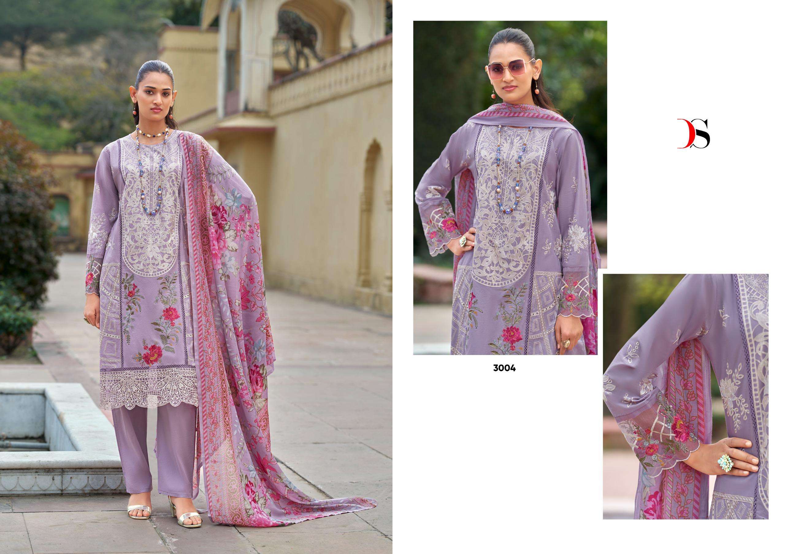 DEEPSY SUITS MARIAB LUXE VOL 3 COTTON HEAVY EMBROIDERY DESIGNER PAKISTANI SUIT