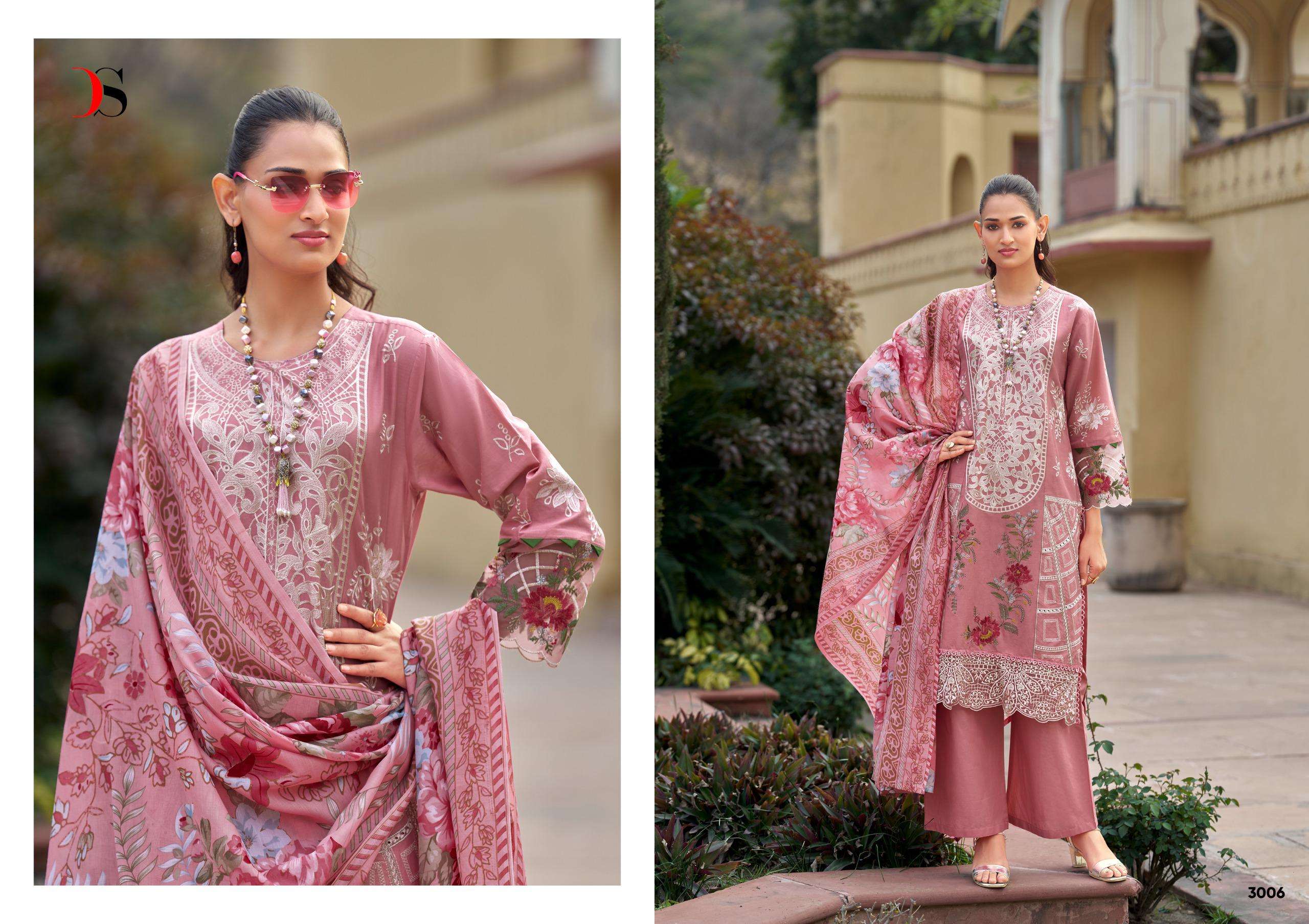 DEEPSY SUITS MARIAB LUXE VOL 3 COTTON HEAVY EMBROIDERY DESIGNER PAKISTANI SUIT
