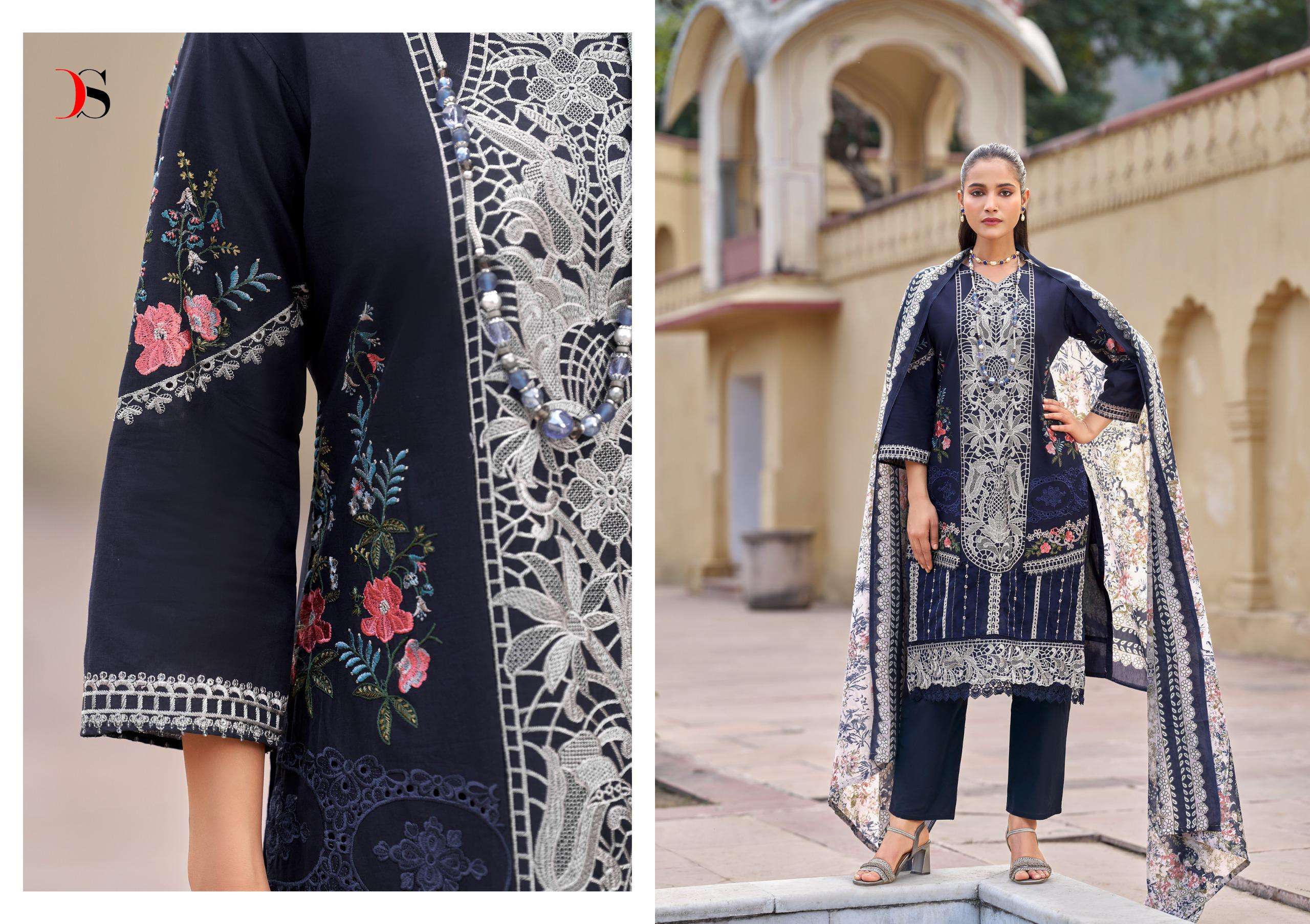 DEEPSY SUITS MARIAB LUXE VOL 3 COTTON HEAVY EMBROIDERY DESIGNER PAKISTANI SUIT