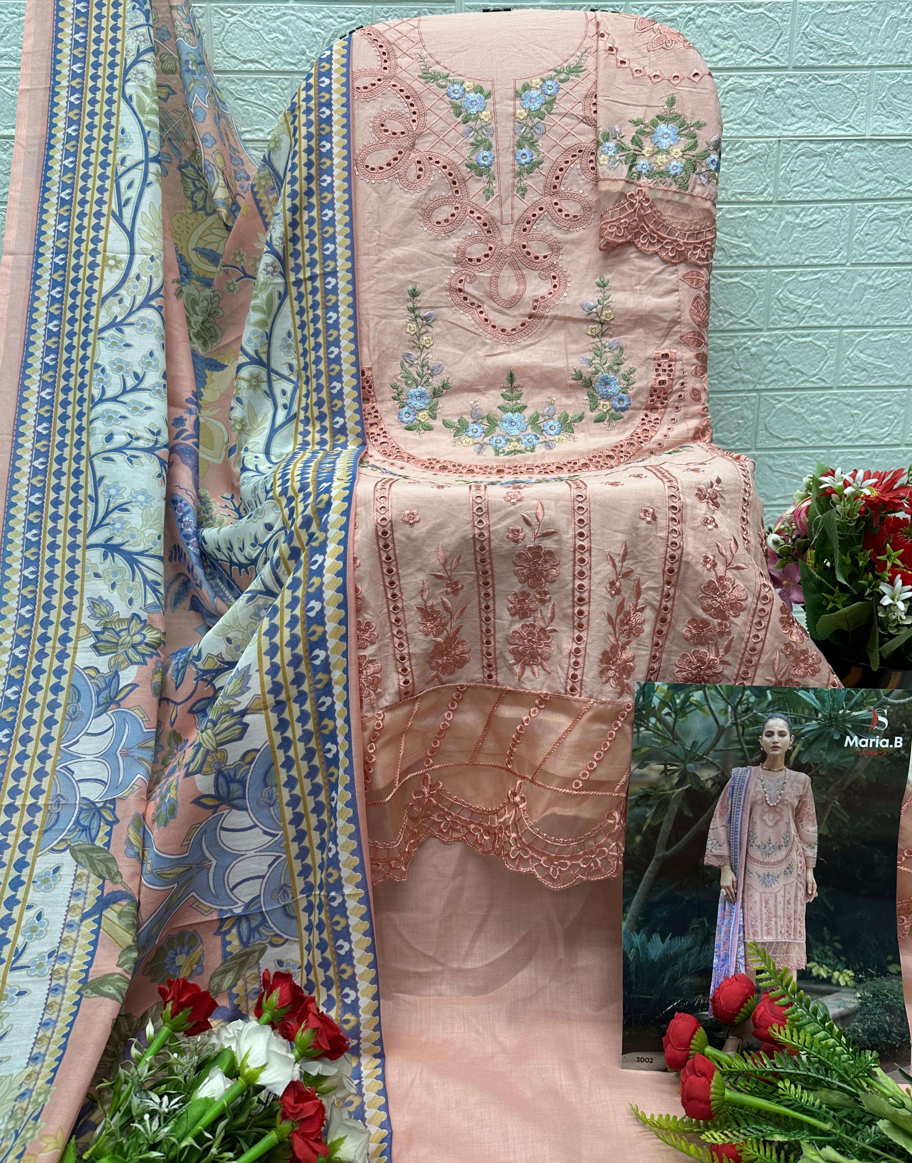 DEEPSY SUITS MARIAB LUXE VOL 3 COTTON HEAVY EMBROIDERY DESIGNER PAKISTANI SUIT