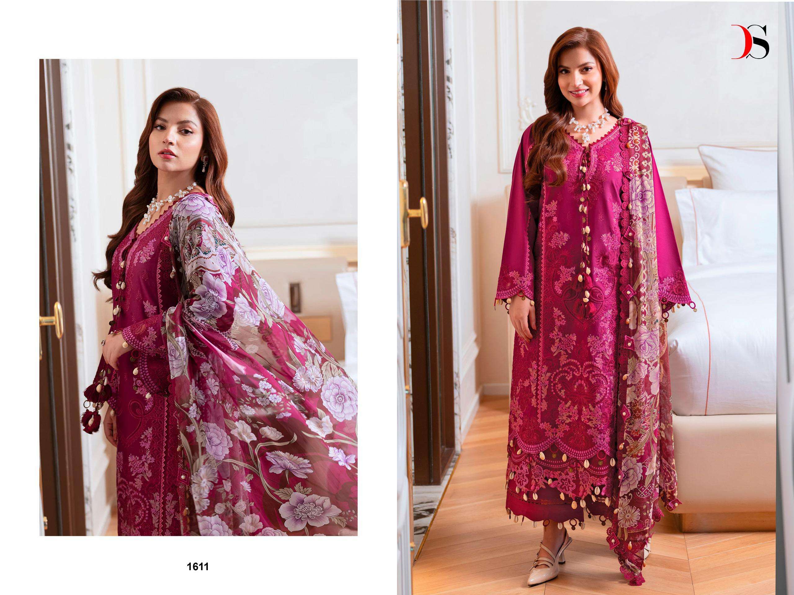 DEEPSY SUITS OMBRE STRALET COTTON EMBROIDERY DESIGNER PAKISTANI SUIT