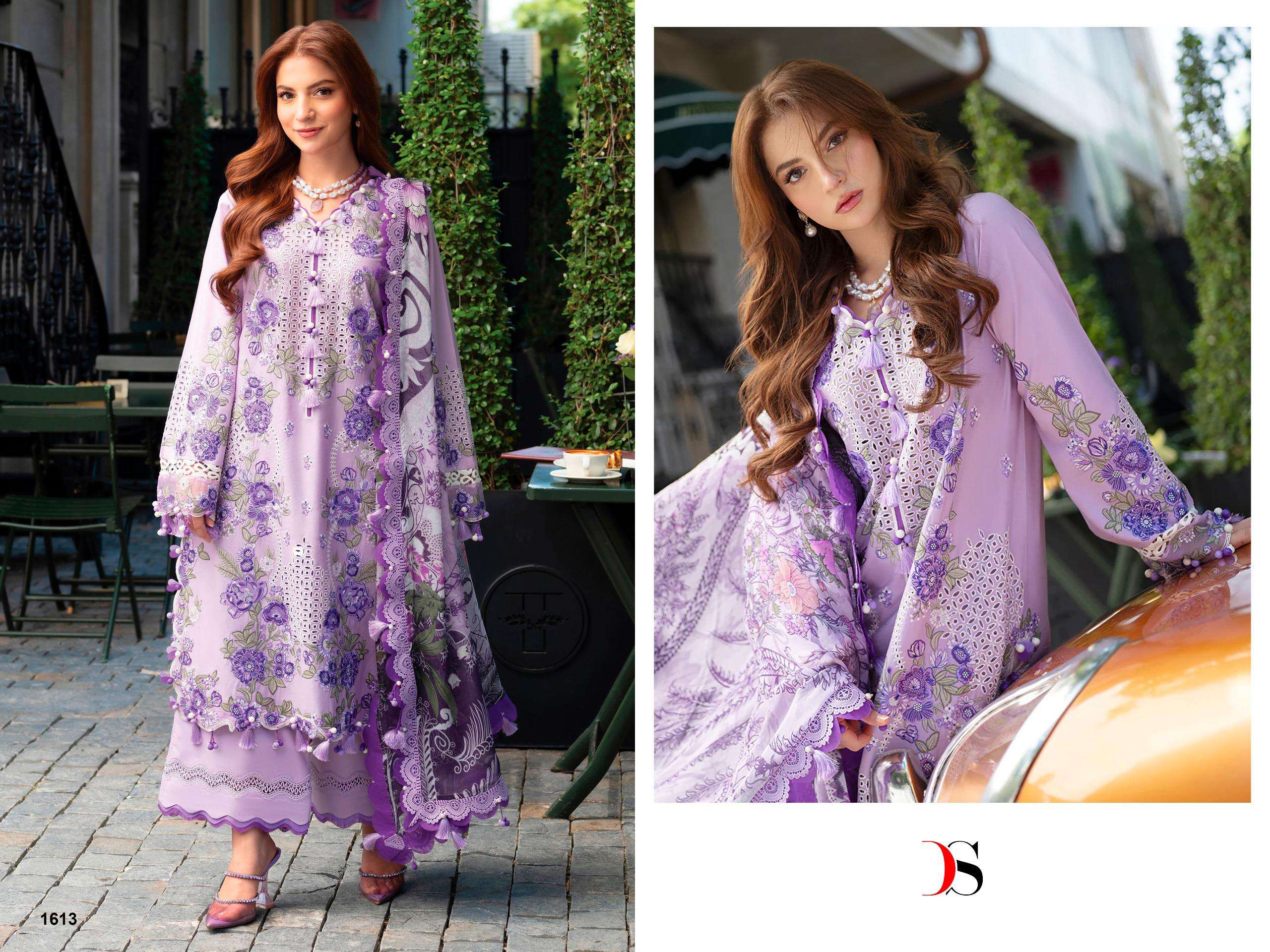 DEEPSY SUITS OMBRE STRALET COTTON EMBROIDERY DESIGNER PAKISTANI SUIT